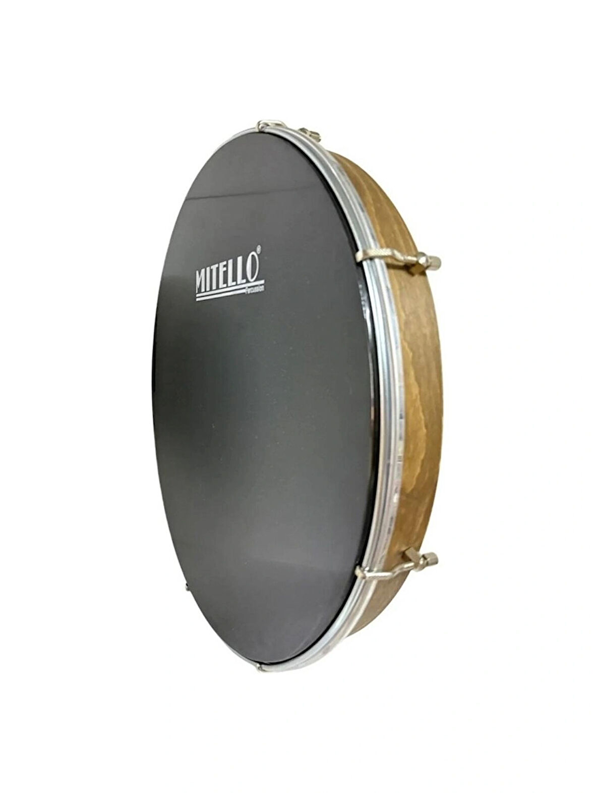 Mitello Bendir 41 cm Ceviz Ağacı Kılıflı Dıştan Akortlu Profesyonel