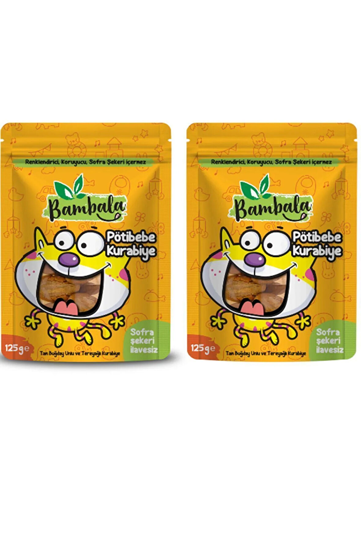 Potibebe 2 Adet 125g 6 Ay Bebek Bisküvisi (KORUYUCUSUZ, TEMİZ IÇERİK)