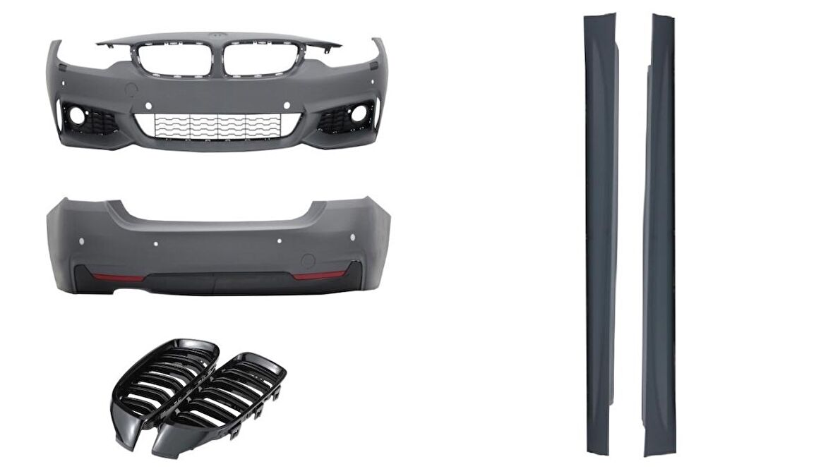 4 SERISI F36 2015-2019 IÇIN UYUMLU MT BODY KIT (Ön -Arka-Yan Ekler -Böbrek)