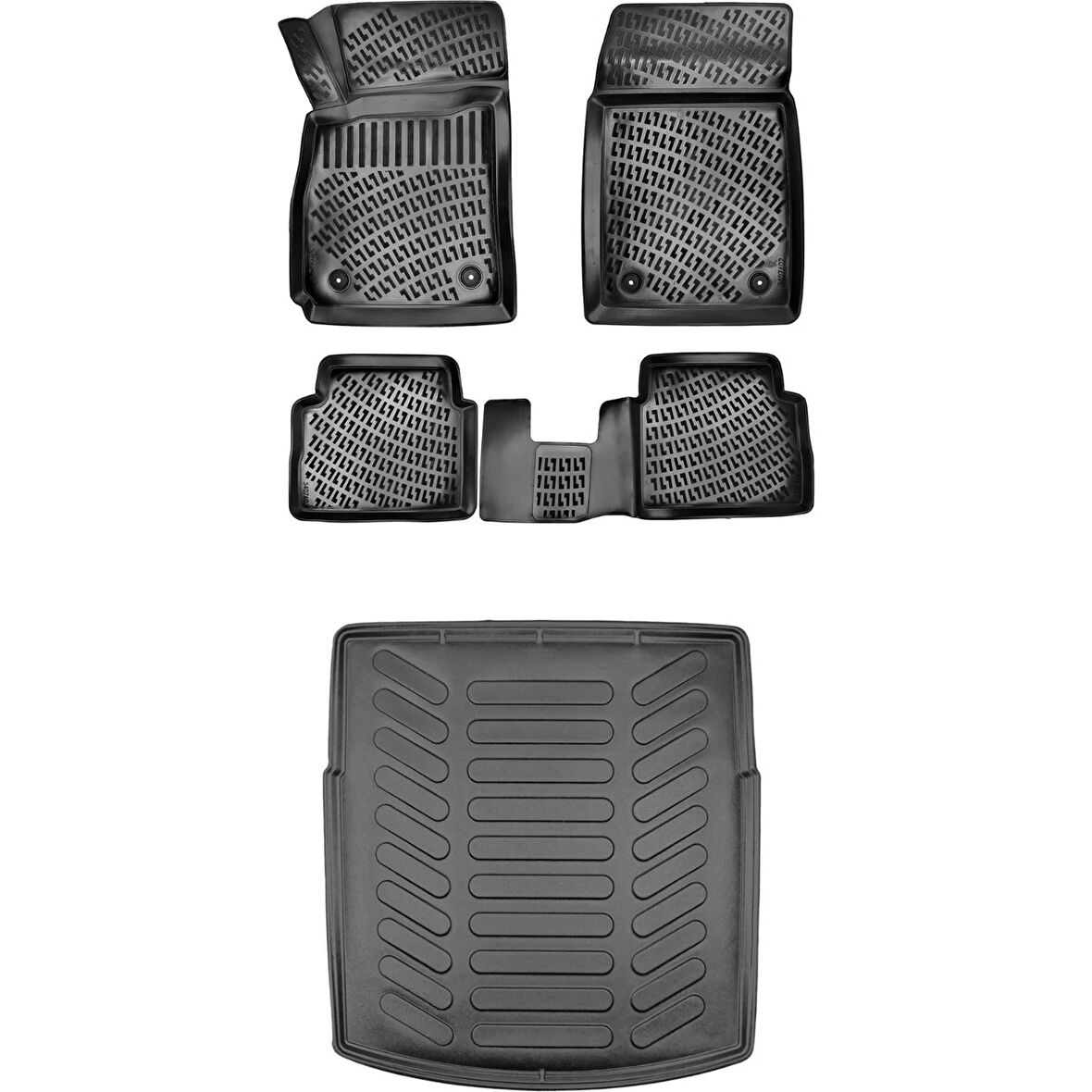 Opel Insignia Sporttourer 2008-2017 3D Araca Özel Paspas ve Bagaj Havuzu Set