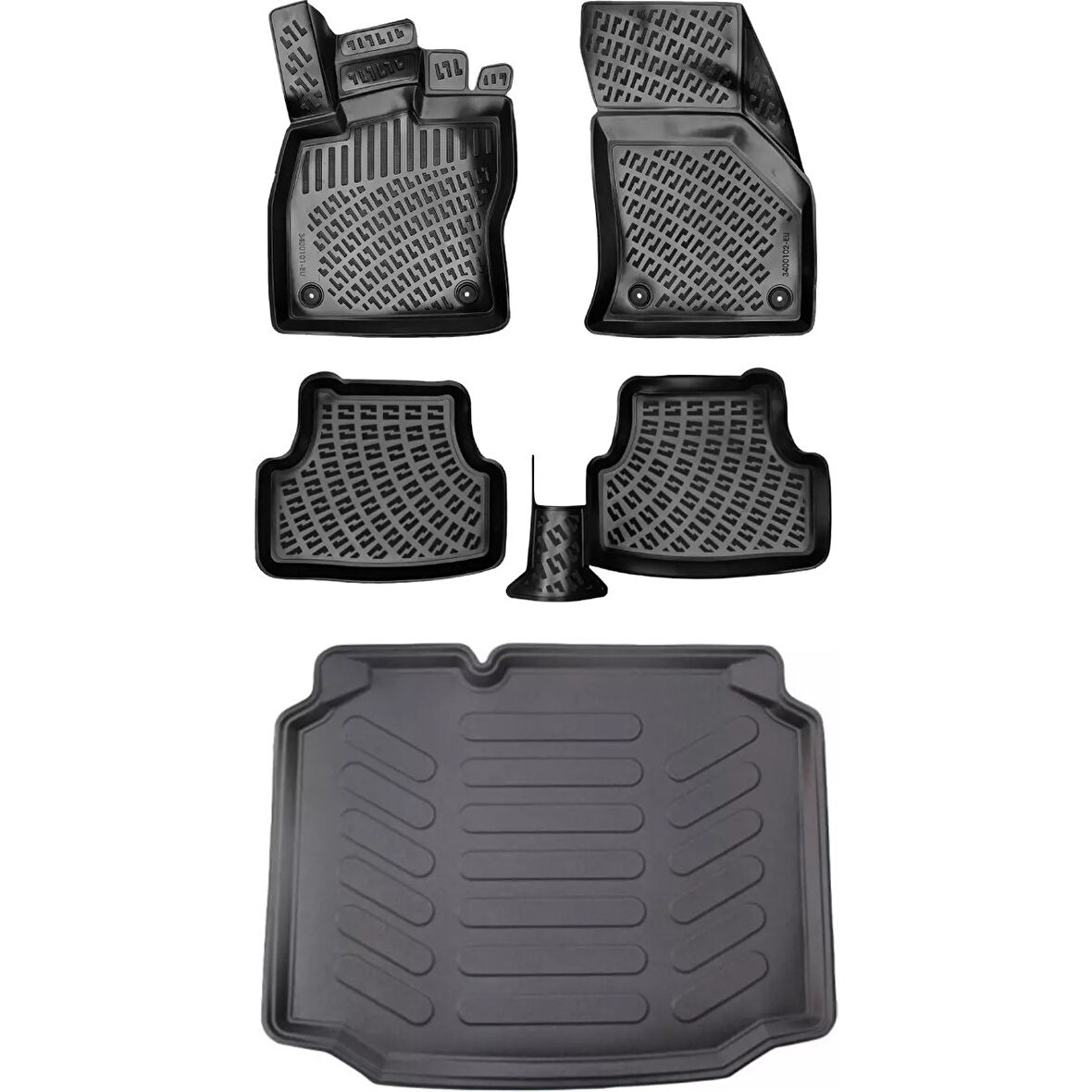 Toyota Land Cruiser Prado J150 2009-2023 3D Araca Özel Paspas ve Bagaj Havuzu Set