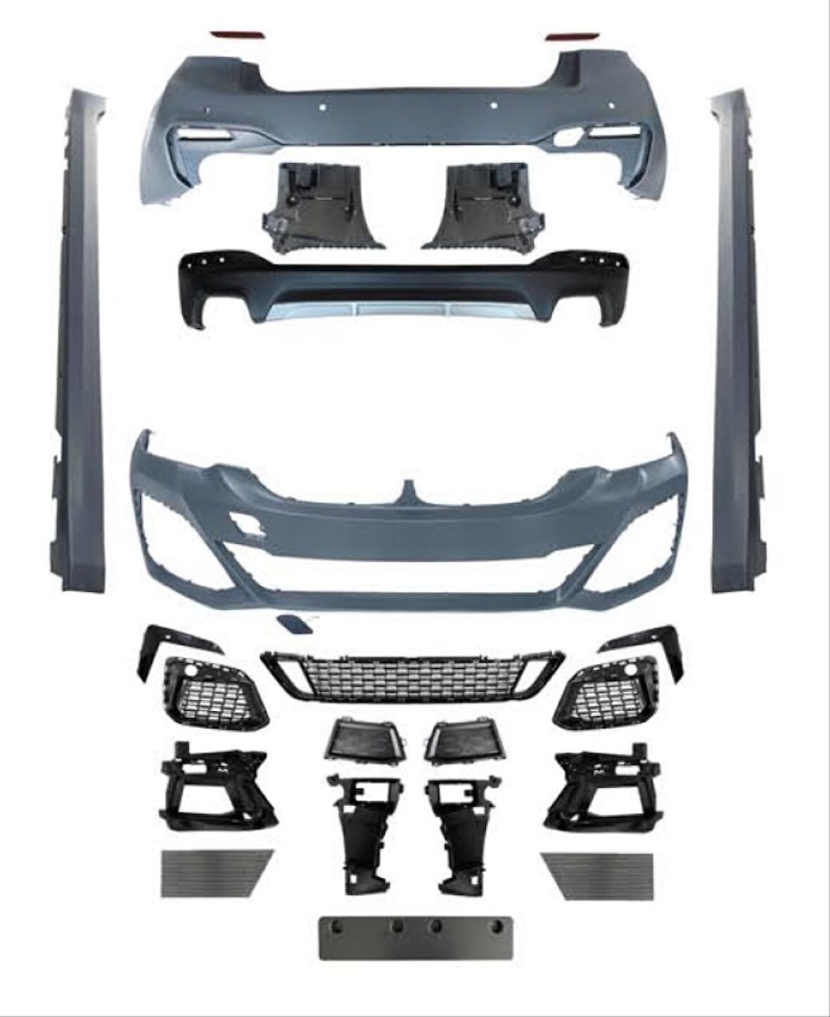 5 SERISI G30 2018-2020 IÇIN UYUMLU 2020+ FACELIFT M-TECH BODY KIT  (FAR DEĞİŞİM GEREKTİRMEZ)