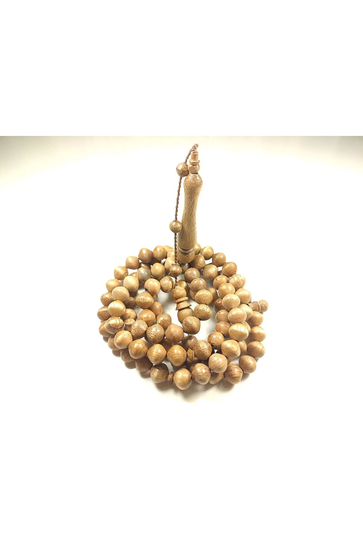 Halil Hilmi Usta Eseri İmzalı Mango Ağacı İri Boy Namaz Tesbihi Sertifikalı 5781