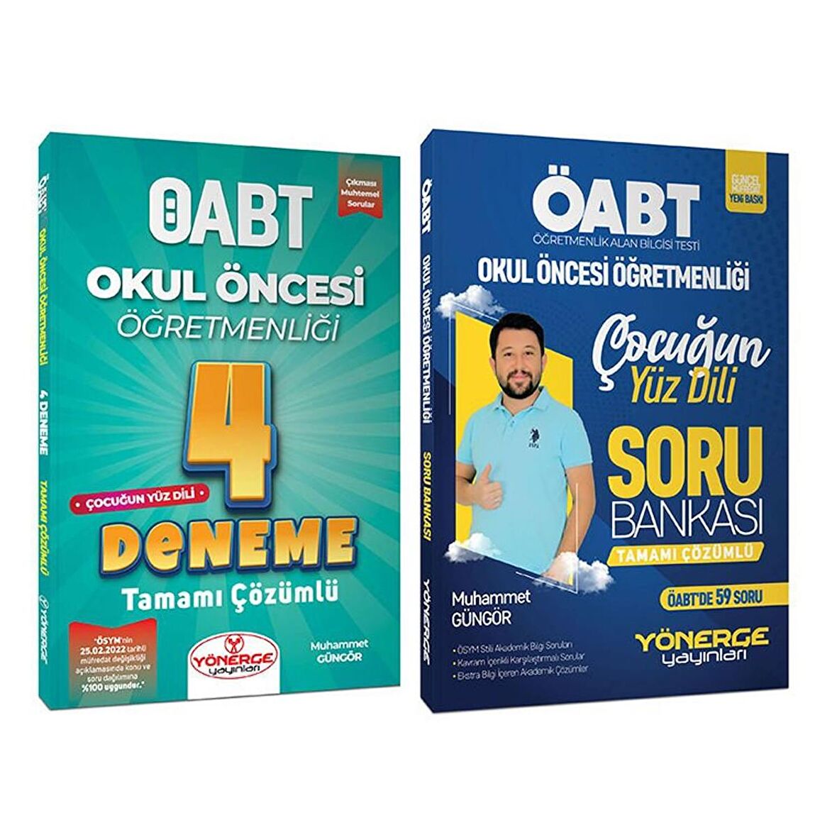 Yönerge ÖABT Okul Öncesi Soru + 4 Deneme 2 li Set - Muhammet Güngör Yönerge Yayınları