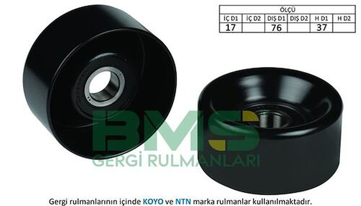 BMS 080 Alternatör Gergi Rulmanı Transit 2.4TDCI 00-05 532044910