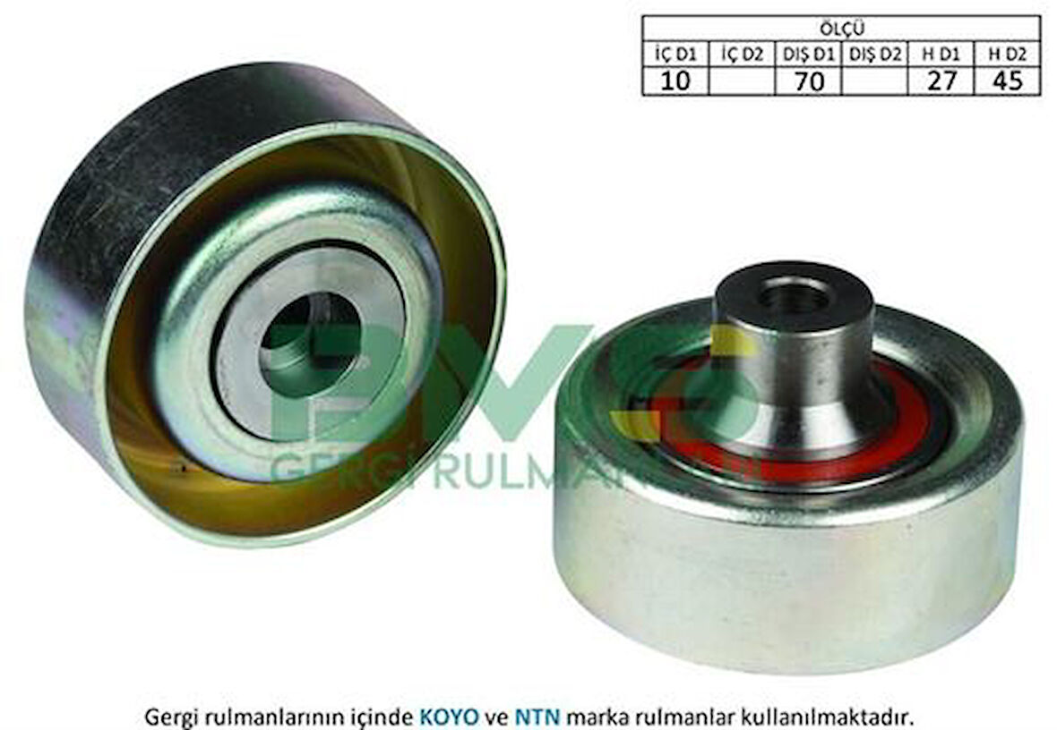Bms 103 V Kayış Avare (Alternatör) Rulmanı P207 P206 1.4 Hdı P307 Ym P207 1.6 Hdı Cıtroen C2 C3 C3 Plurıel Dv4Td (1.4Hdı) C3 C4 1.6 Hdı) Olcu (10×70×27 40) Koyo