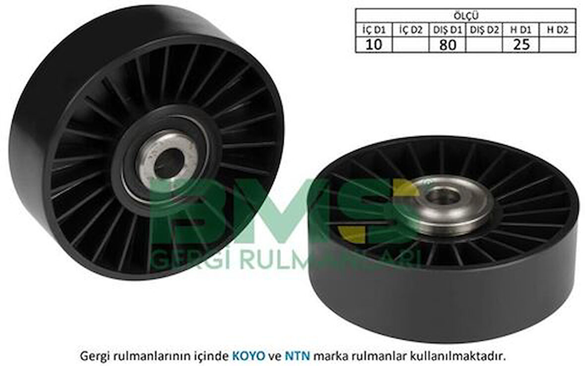 BMS 136 Alternatör Gergi Rulmanı Brava Bravo I-II Doblo Marea Idea Marea Palio Punto Stilo 1.9D-1.9JTD 96- 46454419