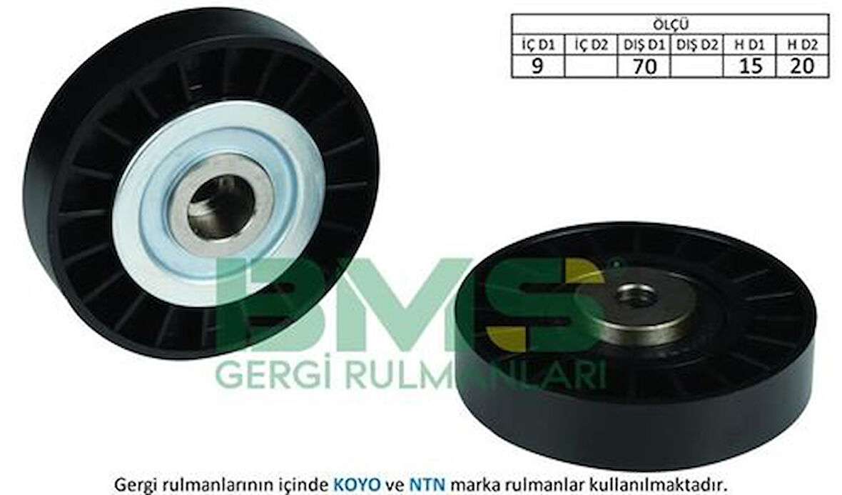 BMS 278 Alternatör Gergi Rulmanı Clio II Kangoo 1.3 532024010