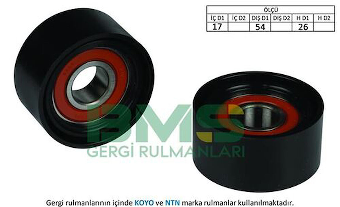 Bms 291 Kayış Gergi Rulmanı Vıano W639 10> Vıto W639 10> Sprinter 906 06>
