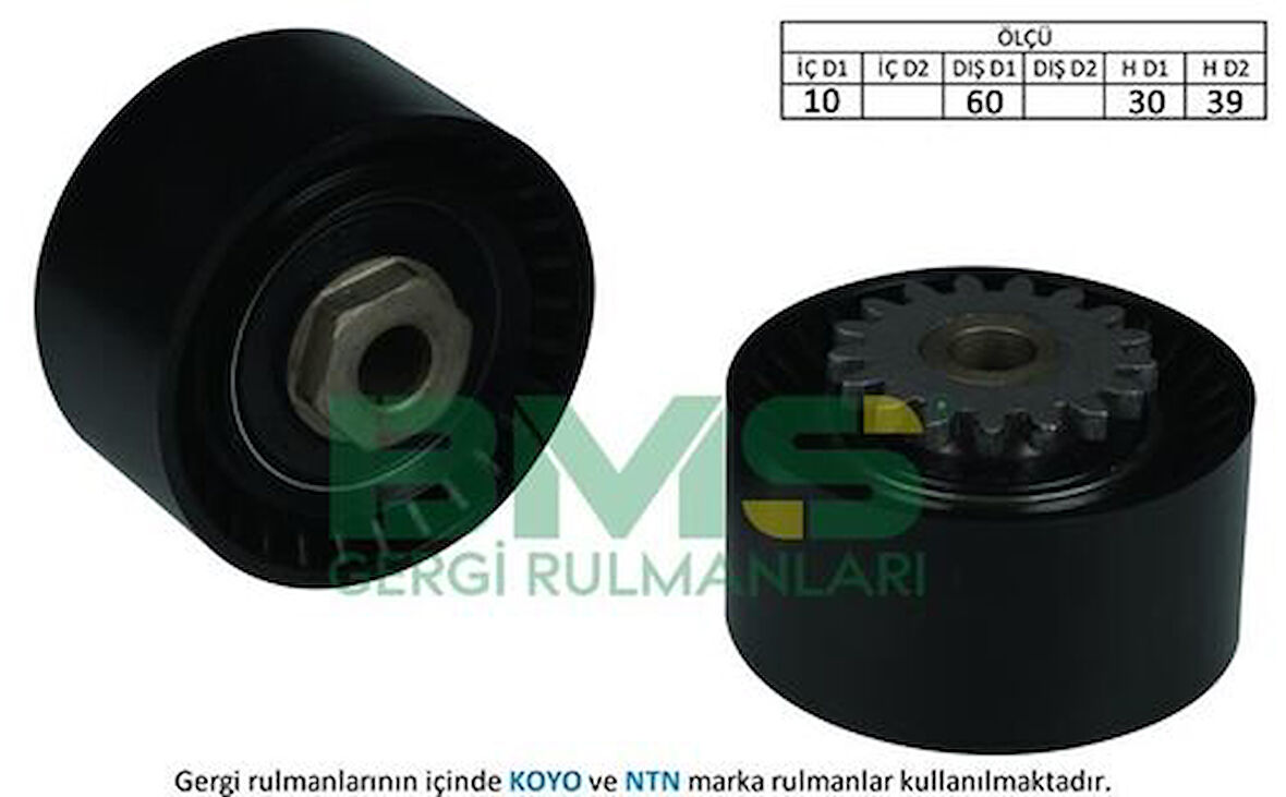 BMS 308 Alternatör Gergi Rulmanı Clio III Modus Twingo 1.2 16V D4F 8200324532