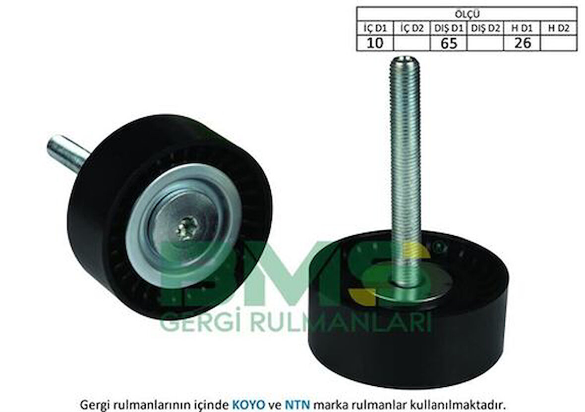 BMS 428 Alternatör Gergi Rulmanı 17x65x25.5 Doblo Linea Albea Punto Palio Bipper Nemo 1.3HDI Fiorino 1.3JTD 51837960