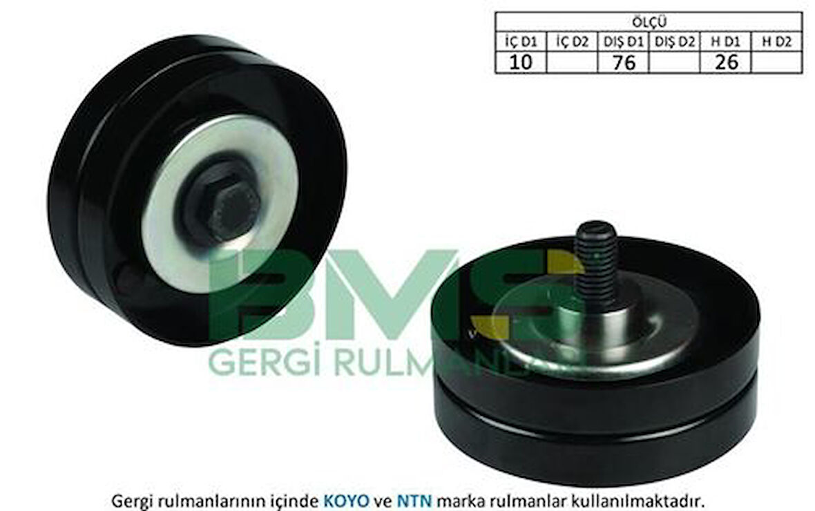 BMS 462 Alternatör Gergi Sac Rulman Astra H Corsa C (Z17Dth) 97184930