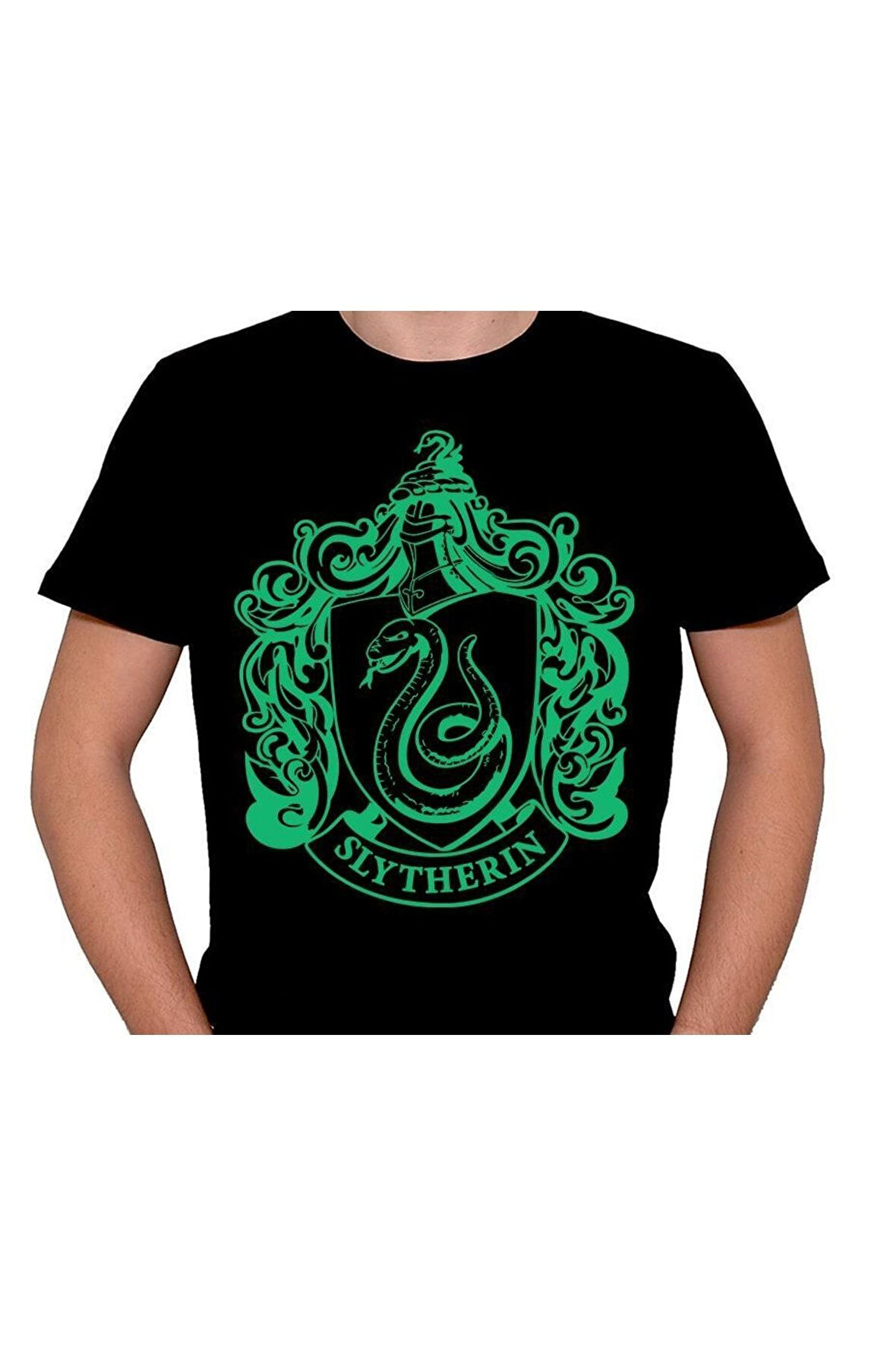 Harry Potter Hogwarts Slytherin Gryffindor Tişört Unisex T-shirt