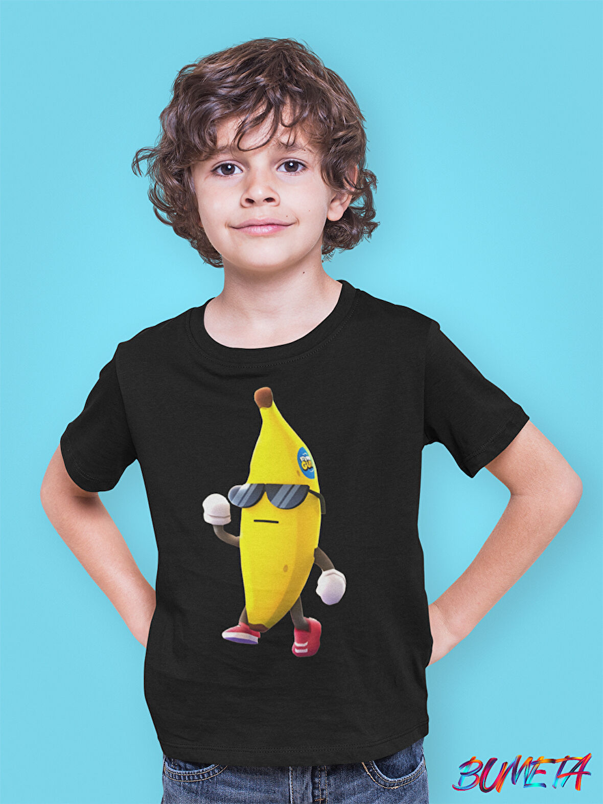 Bumeta Stumble Guys Banana Muz Karakter Oyun Game Çocuk Tişört T-shirt