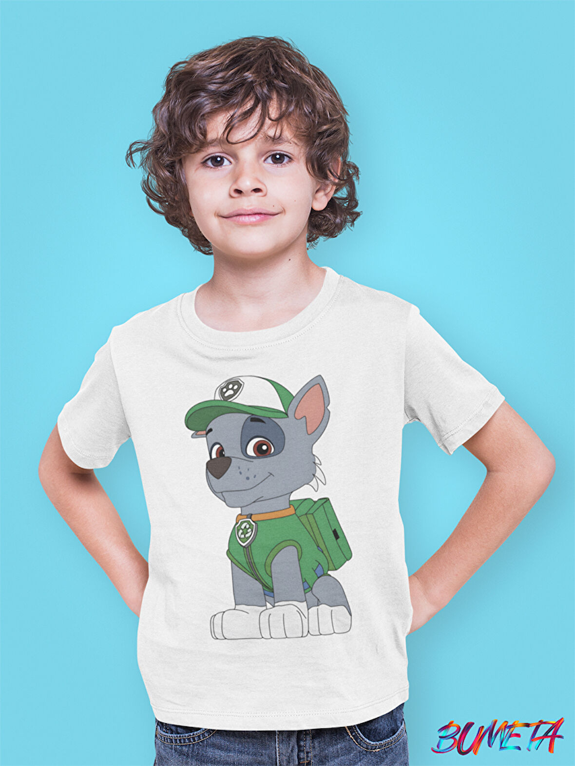 Bumeta Paw Petrol Rocky Karakter Characters Çocuk Tişört T-shirt