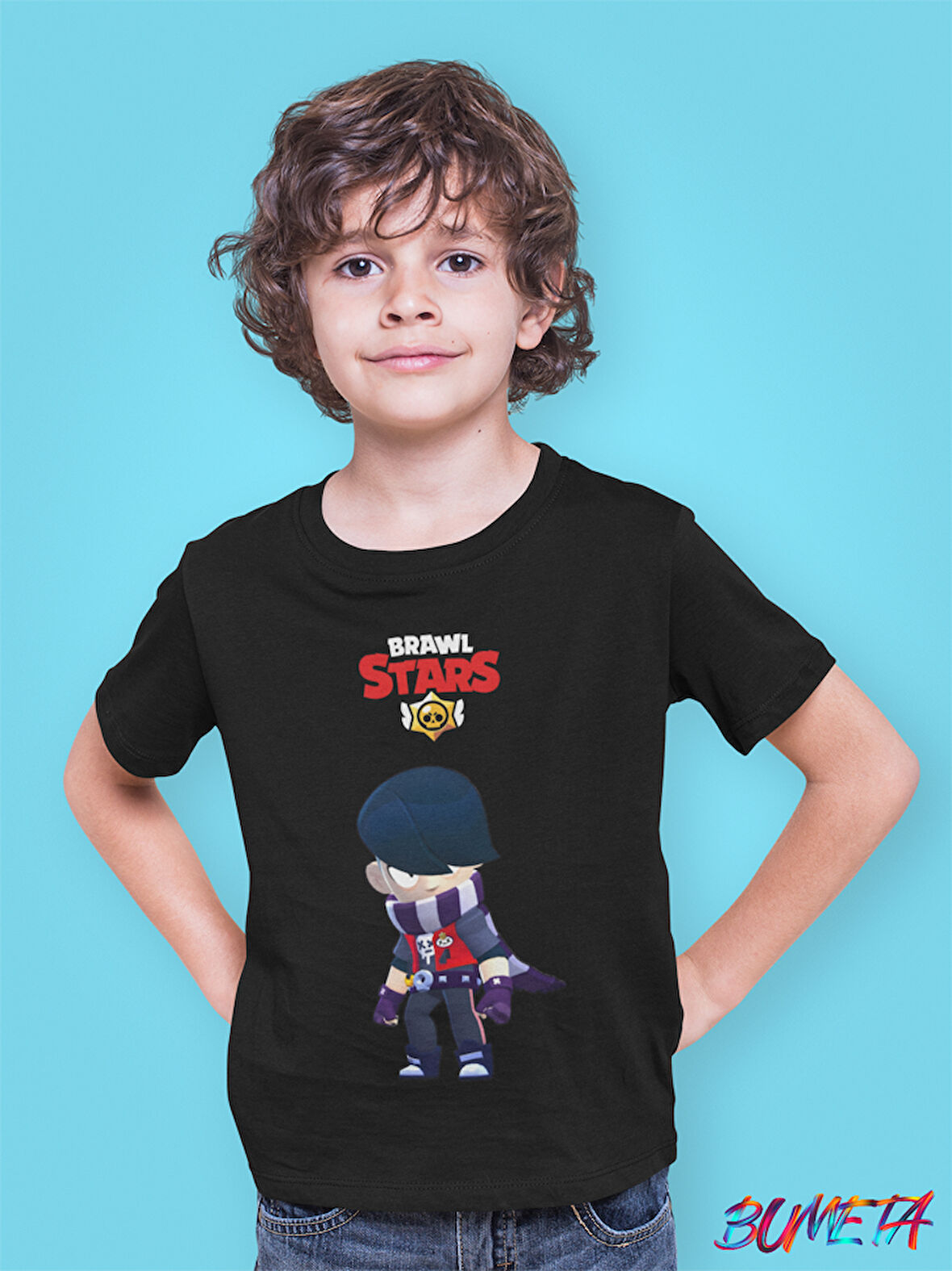 Bumeta Brawl Stars Edgar Karakter Characters Çocuk Tişört T-shirt