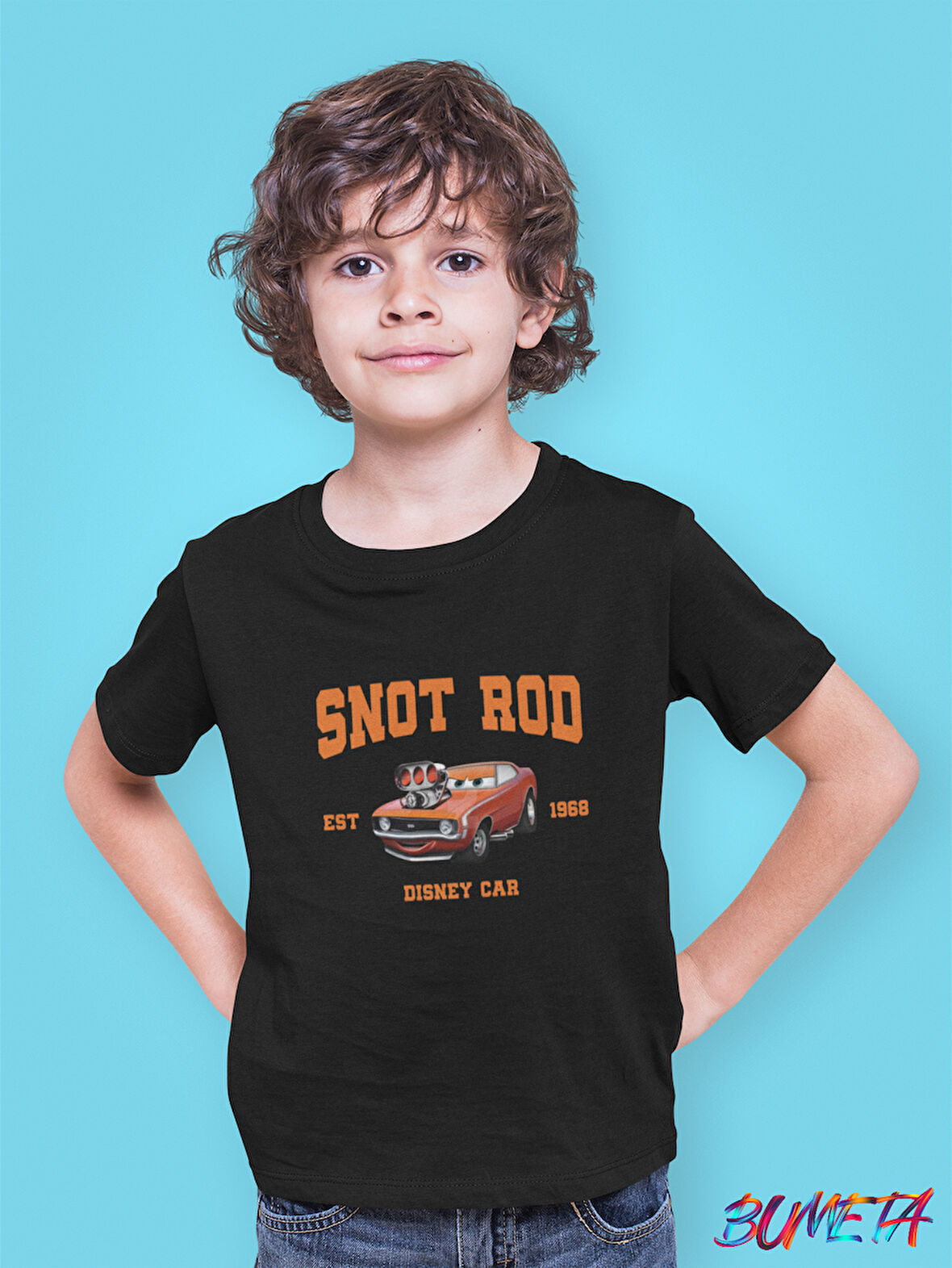 Bumeta Snot Rod Arabalar Cars Şimşek McQeen Çocuk Tişört T-shirt
