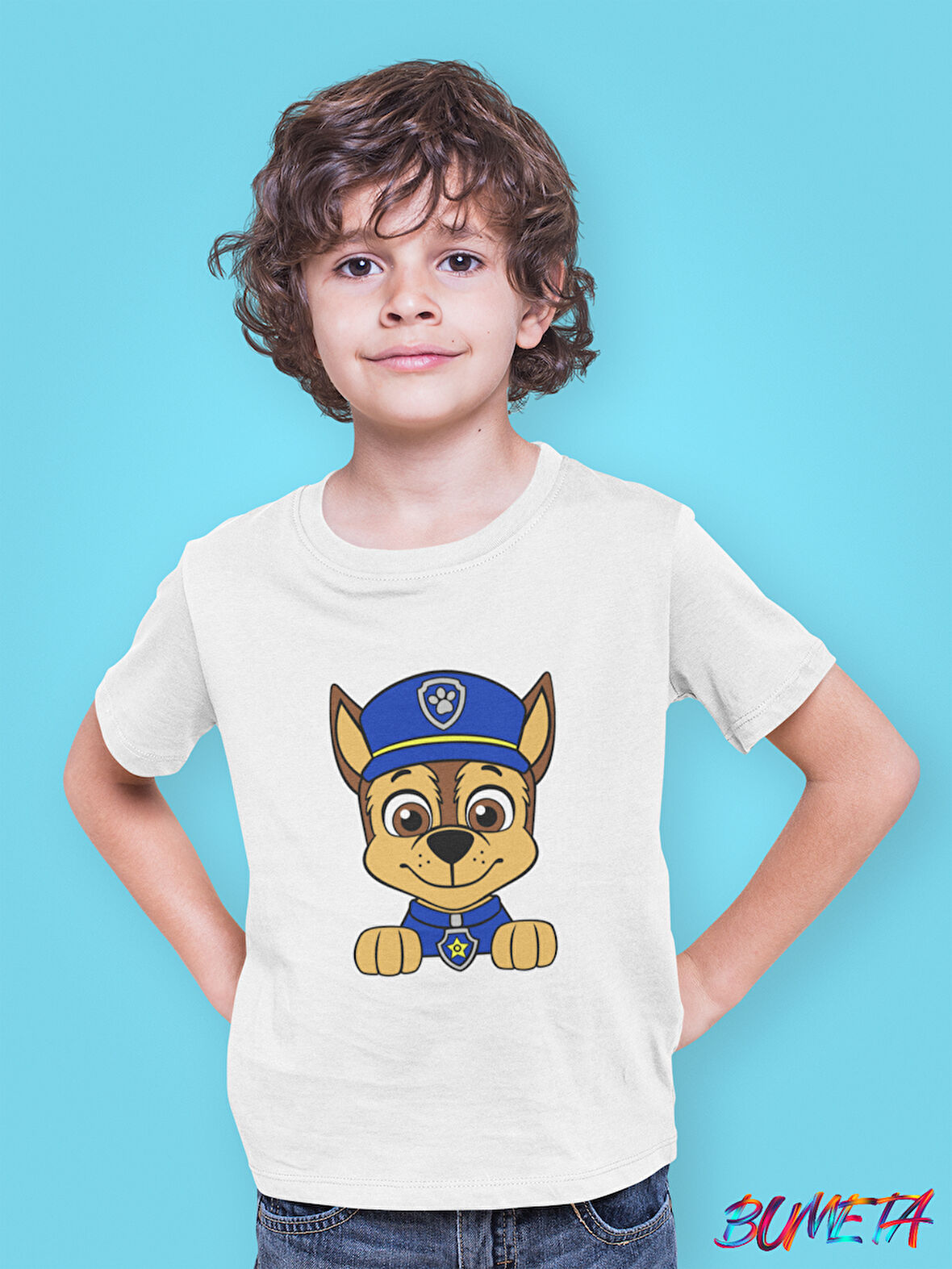 Bumeta Mini Devriye Chase Görevde Paw Patrol Çocuk Tişört T-shirt