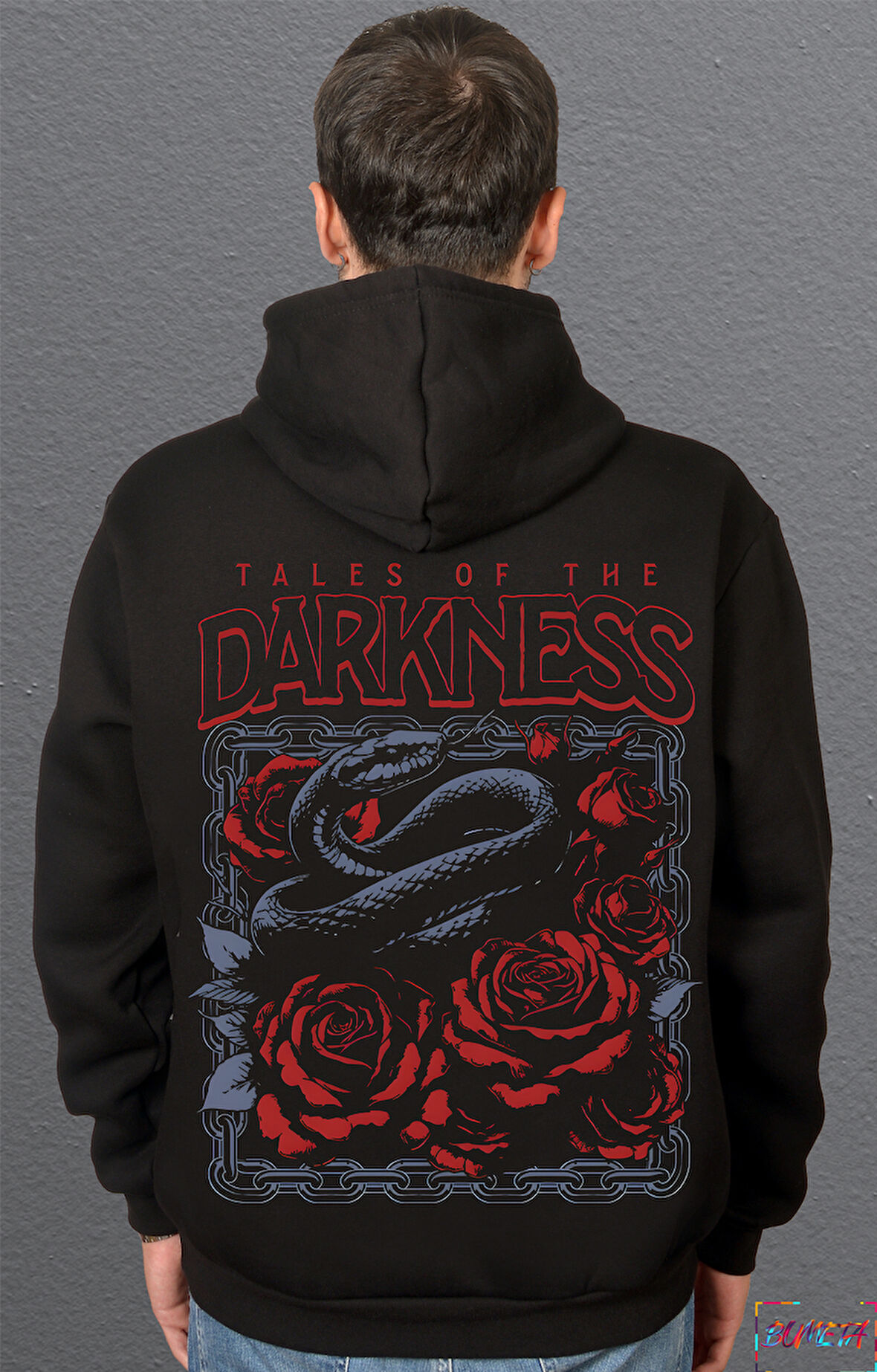 Bumeta Tales Of The Darkness Sweatshirt Unisex Kapüşonlu Hoodie