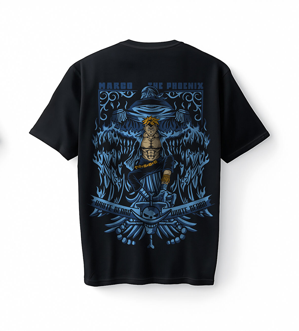 Bumeta One Piece Marco Phoenix Oversize Unisex Tişört T-Shirt