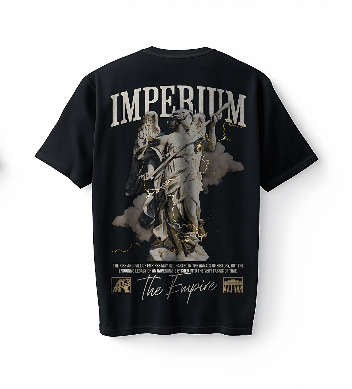 Bumeta Imperium Graphic Streetwear Oversize Unisex Tişört T-Shirt