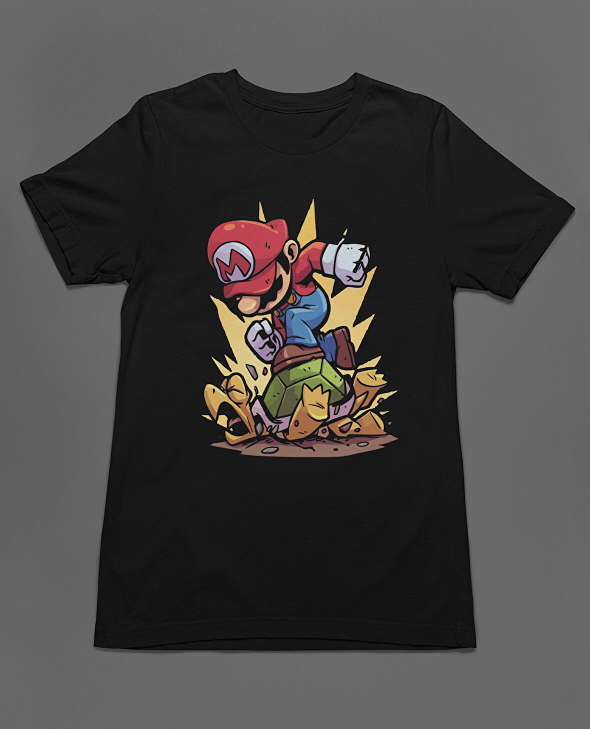 Bumeta Super Mario Game Ateri Winner Unisex Tişört T-Shirt