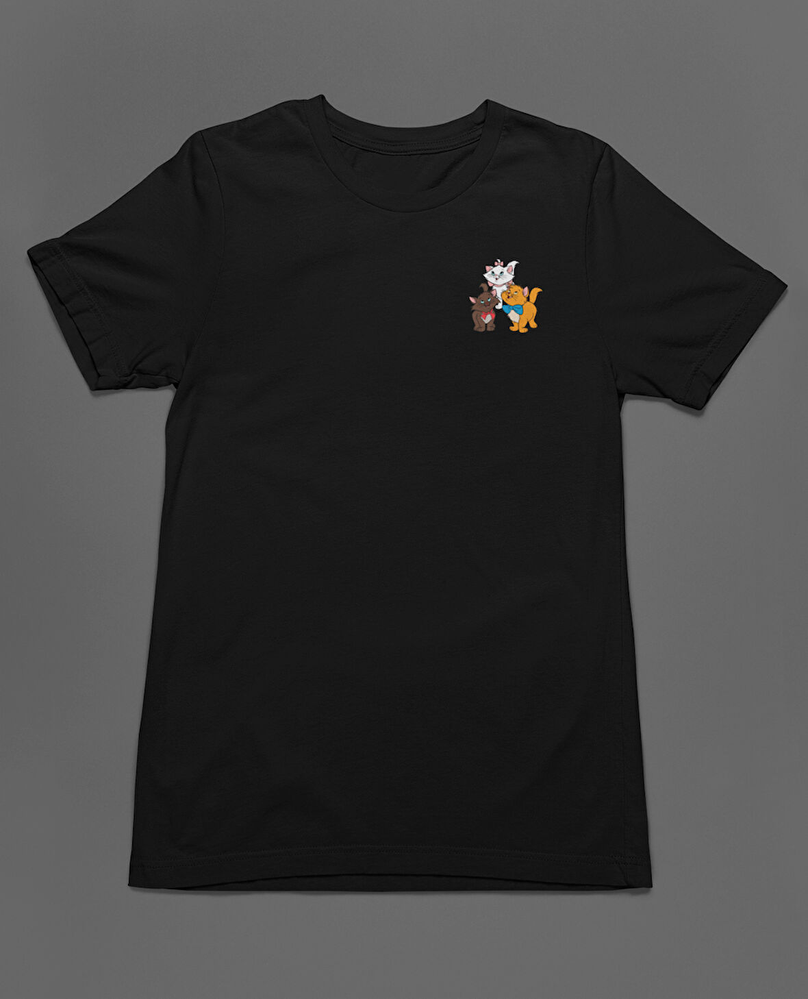 Bumeta The Aristocats Toulouse Berlioz Marie Sevimli Kedi Unisex Tişört T-Shirt