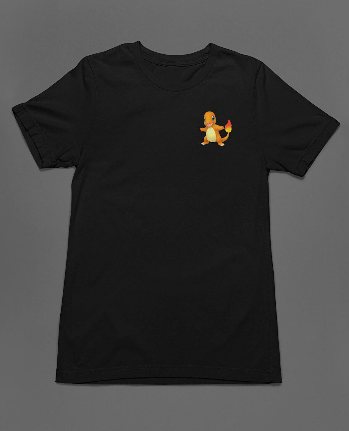 Bumeta Pokemon Pikachu Charmander Unisex Tişört T-Shirt