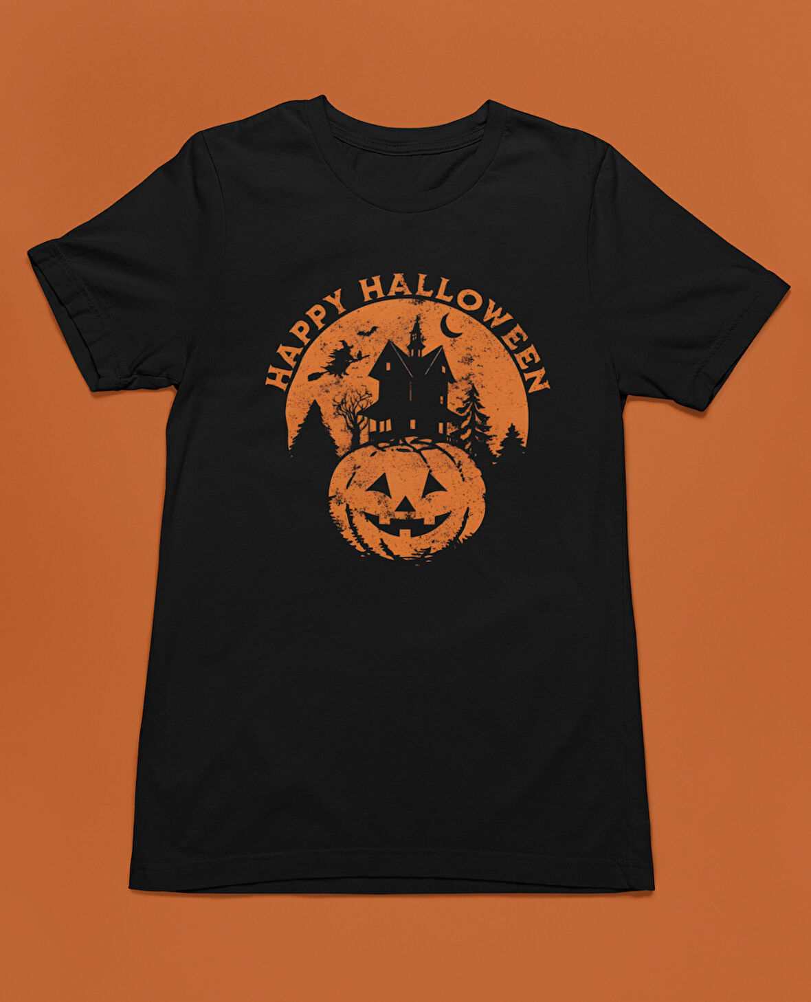 Bumeta Happy Halloween Unisex Tişört T-Shirt