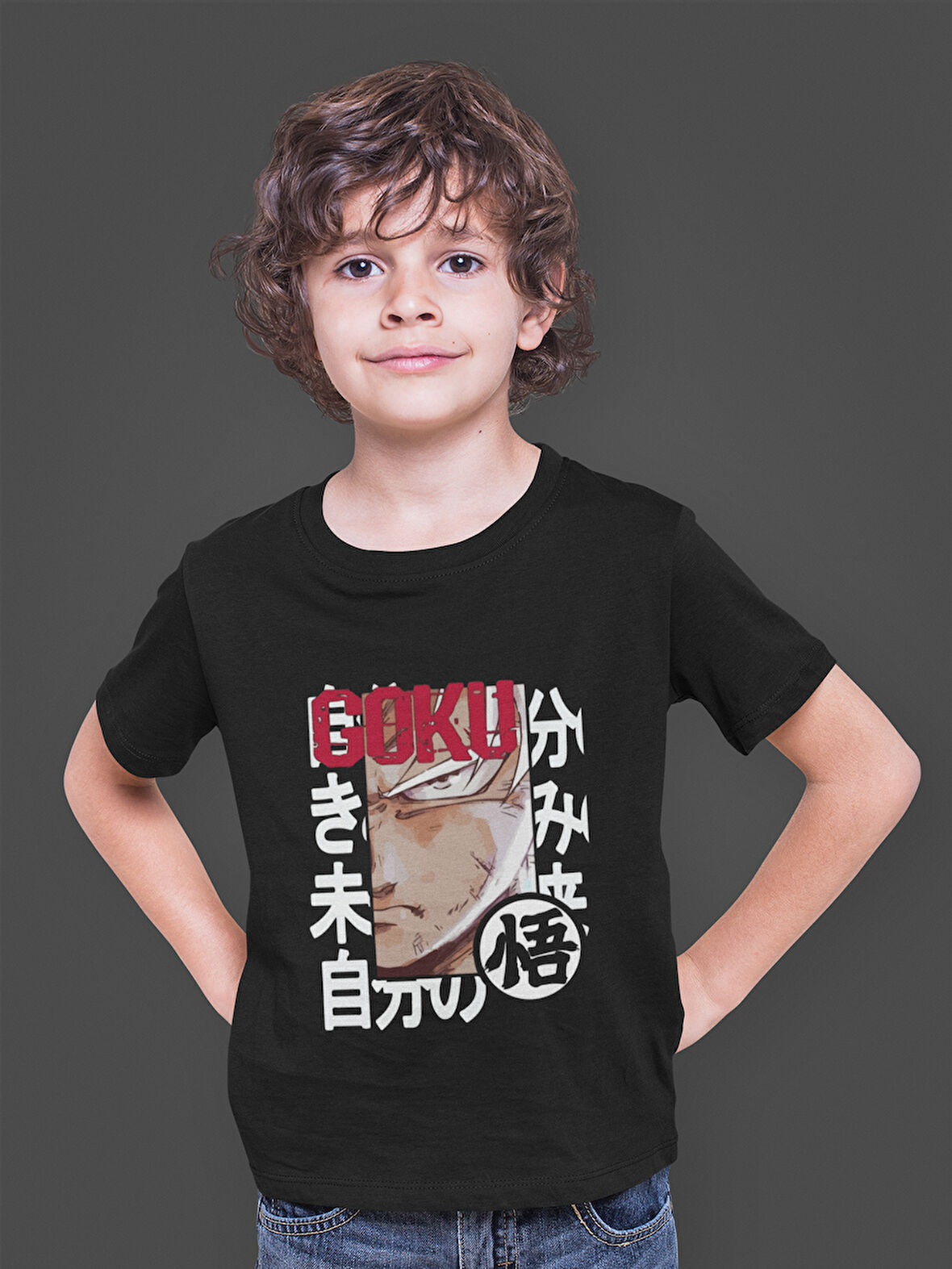 Bumeta Naruto Kakashi Goku Anime Japanese Stil Çocuk Tişört T-shirt