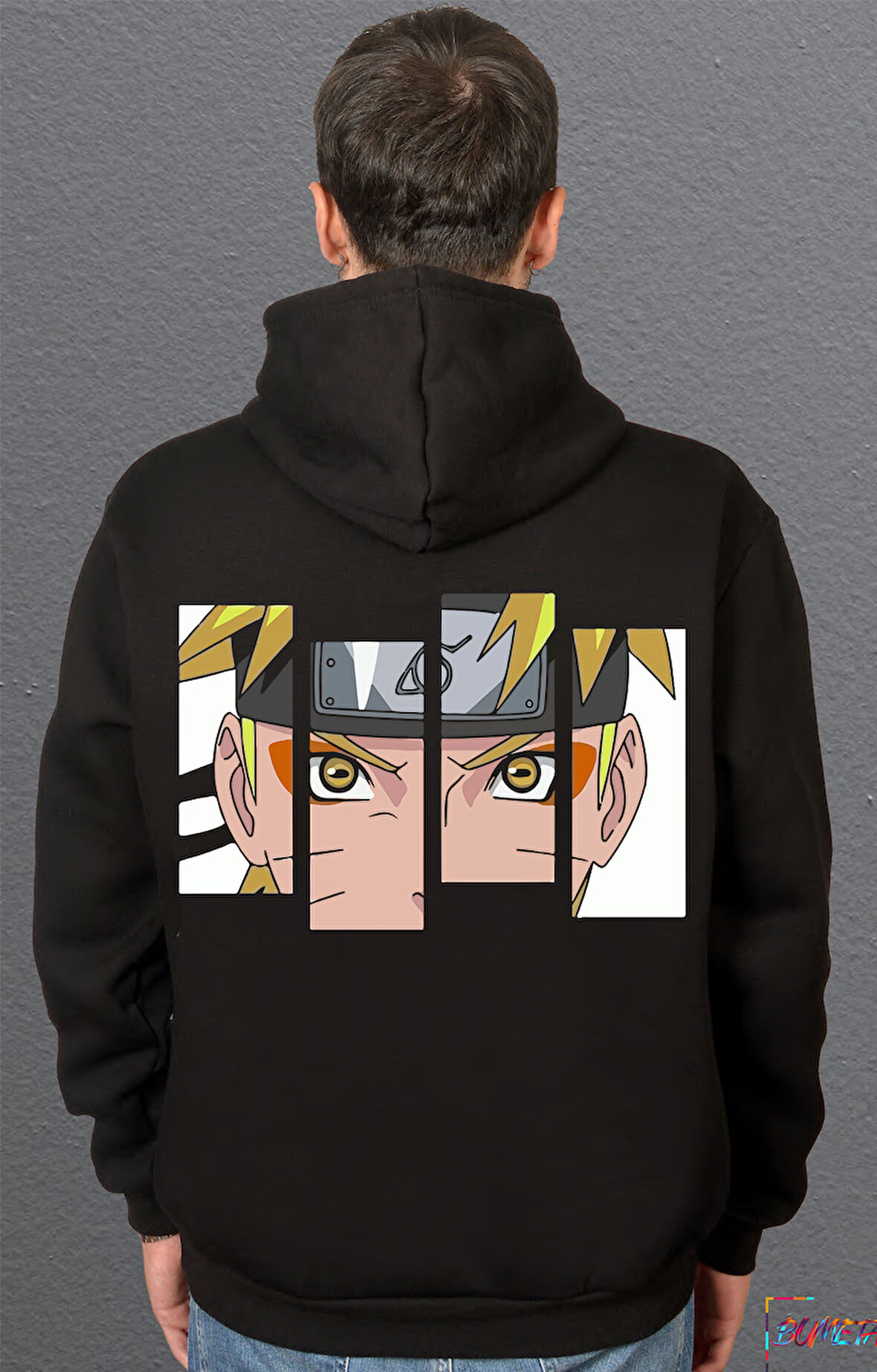 Bumeta Anime Naruto Kakashi Mask Korea Japan Japanese Dizi Sweatshirt Unisex Kapüşonlu Hoodie