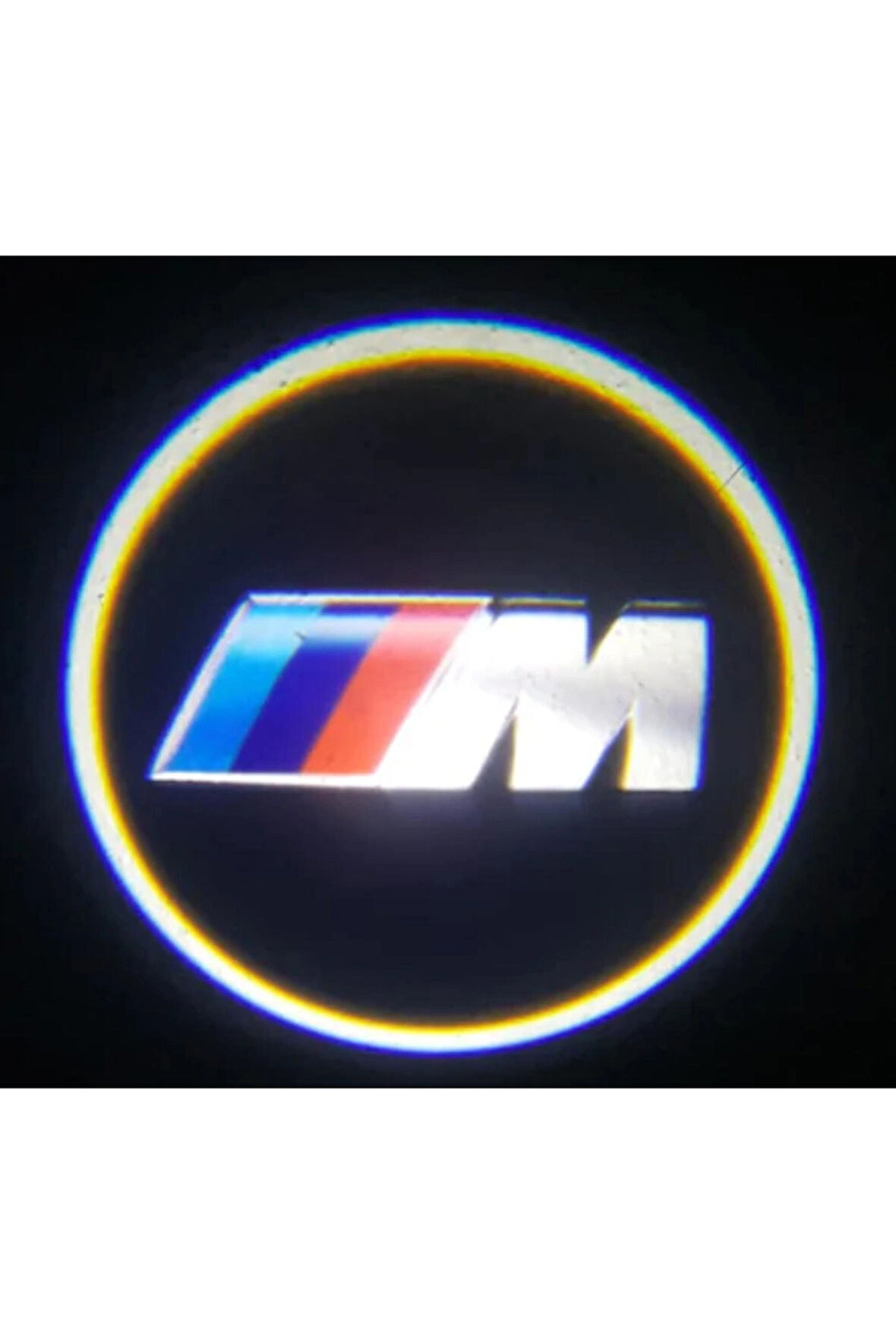 Bmw M Power ile Uyumlu Yeni Nesil Pilli Yapıştırmalı Led Işıklı Çift Sensörlü Kapı Altı Logo