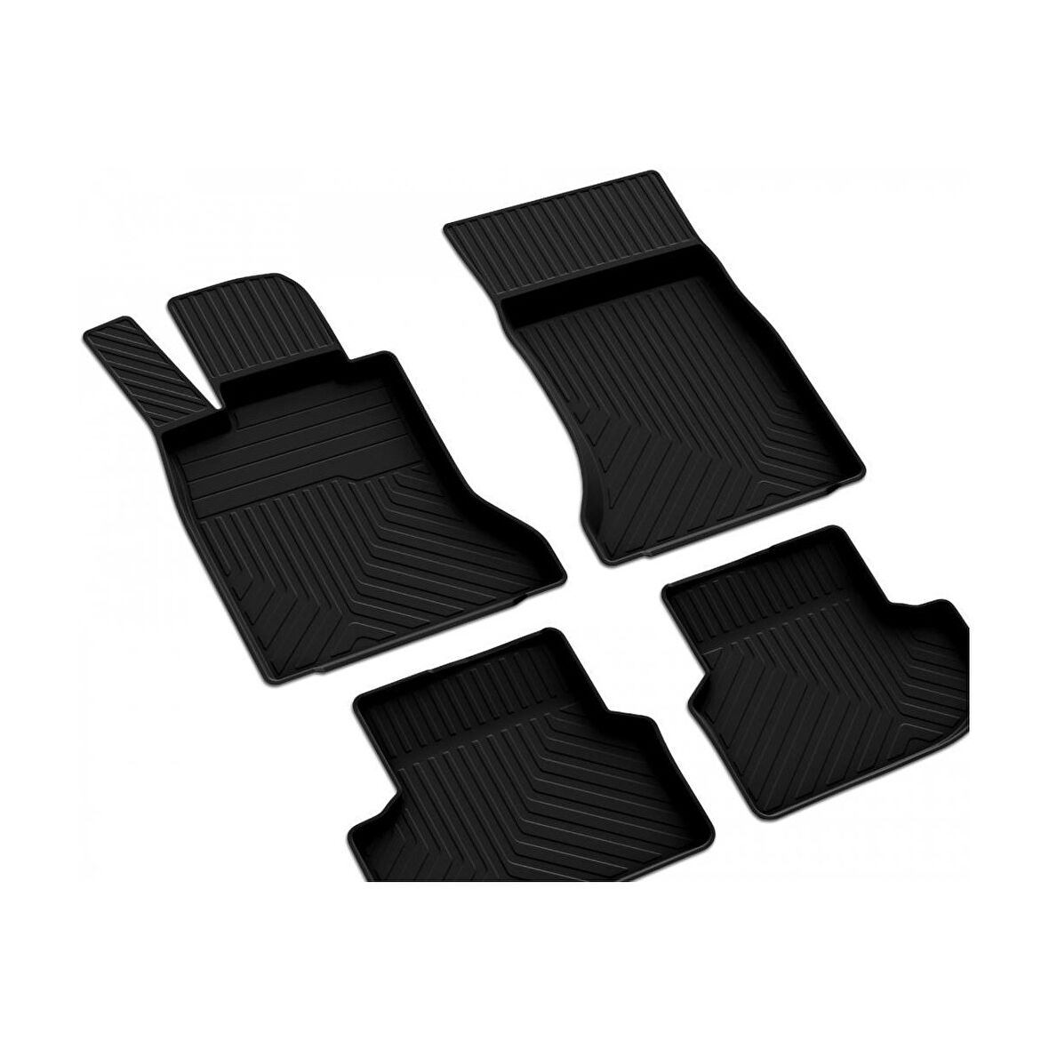 Bmw 5 Serisi F10 MAKYAJLI-F11 Sw 2013-2016 4d Havuzlu Kauçuk Paspas Bmy