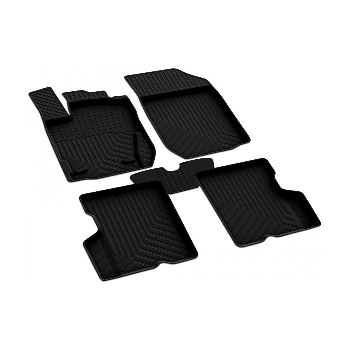 Dacia Logan 2 2014-2020 4d Havuzlu Kauçuk Paspas Bmy