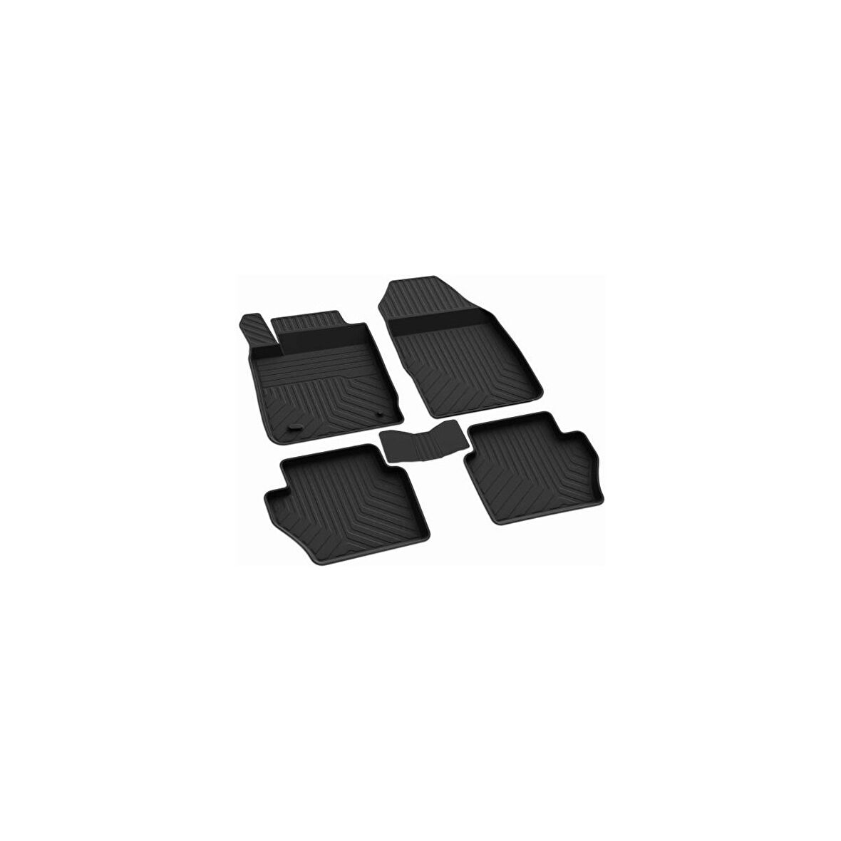 Ford Fiesta 8 2018 ve Üstü 4d Havuzlu Kauçuk Paspas Bmy