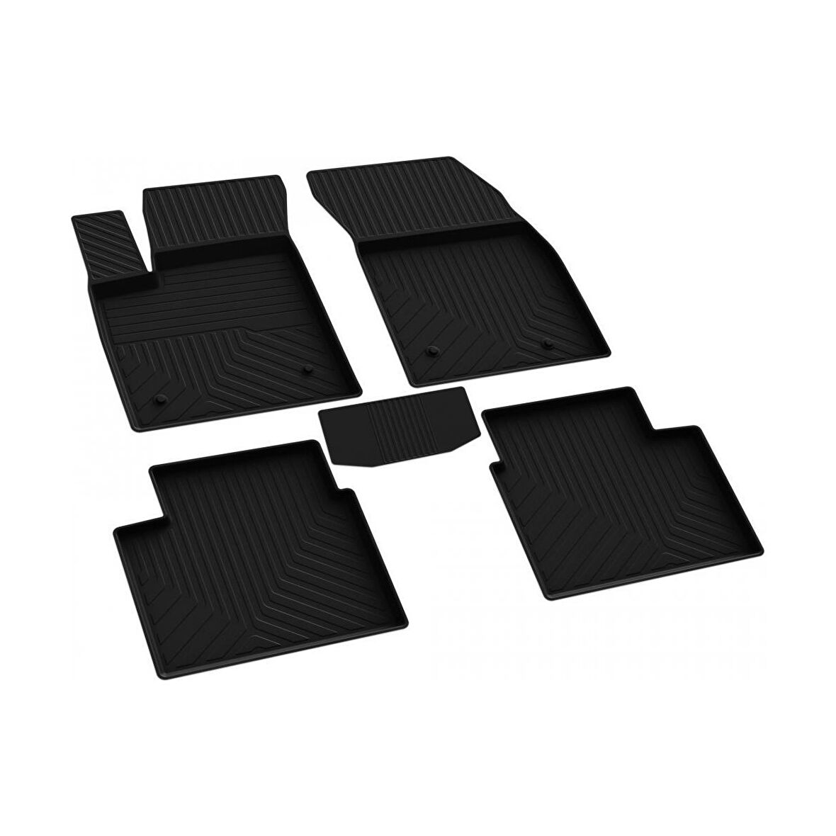 Ford Focus 4 Sedan 2019 ve Üstü 4d Havuzlu Kauçuk Paspas Bmy