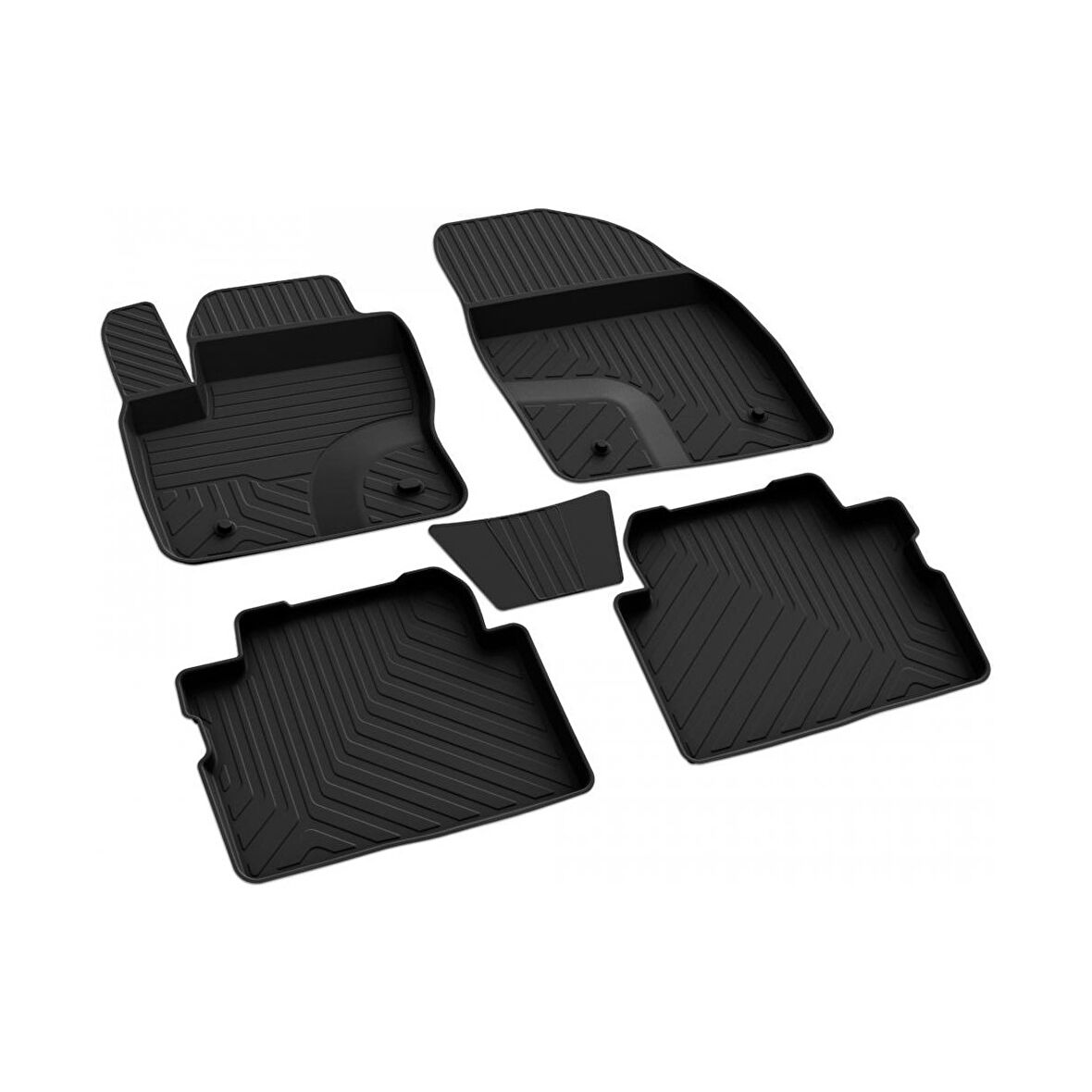 Ford Kuga 2 2012-2019 4d Havuzlu Kauçuk Paspas Bmy