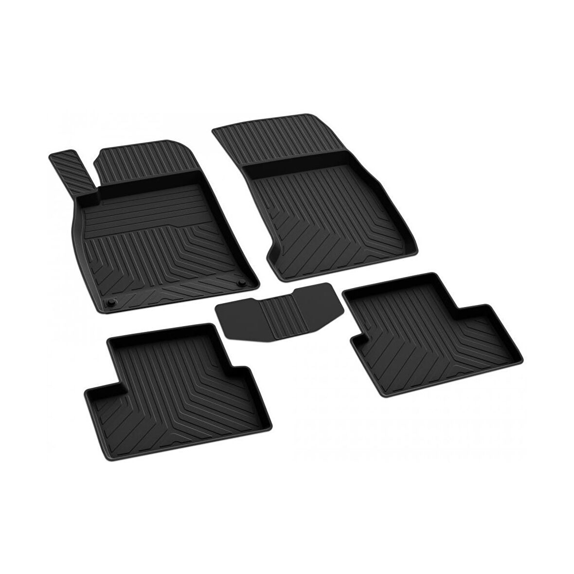 Mercedes Cla Serisi C117 2013-2018 4d Havuzlu Kauçuk Paspas Bmy