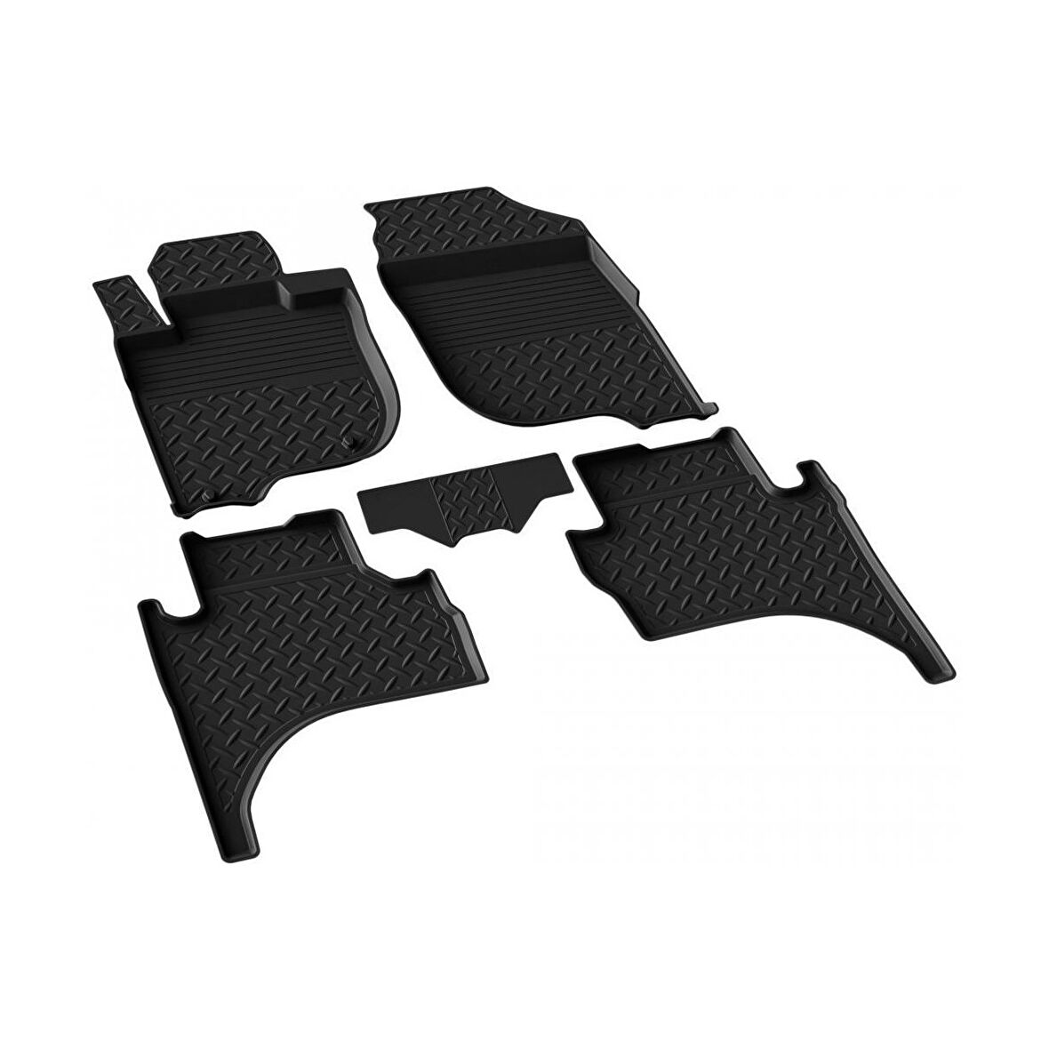 Mitsubishi L200 4 2007-2015 4d Havuzlu Kauçuk Paspas Bmy