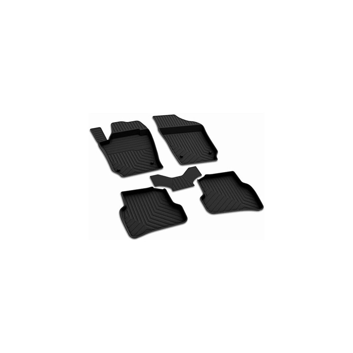 Skoda Fabia 3 2018-2021 4d Havuzlu Kauçuk Paspas Bmy