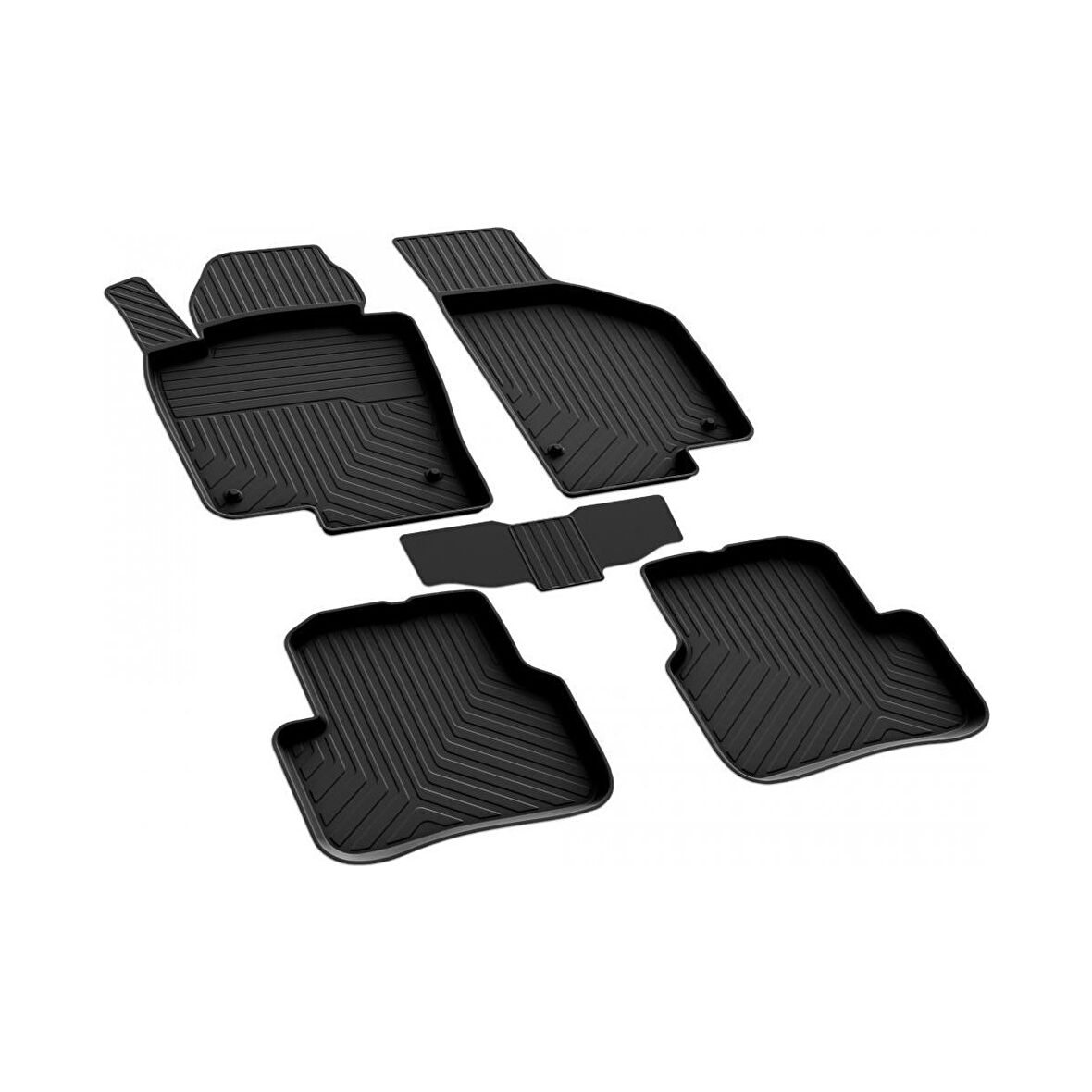 Volkswagen Tiguan 2 2016-2023 4d Havuzlu Kauçuk Paspas Bmy