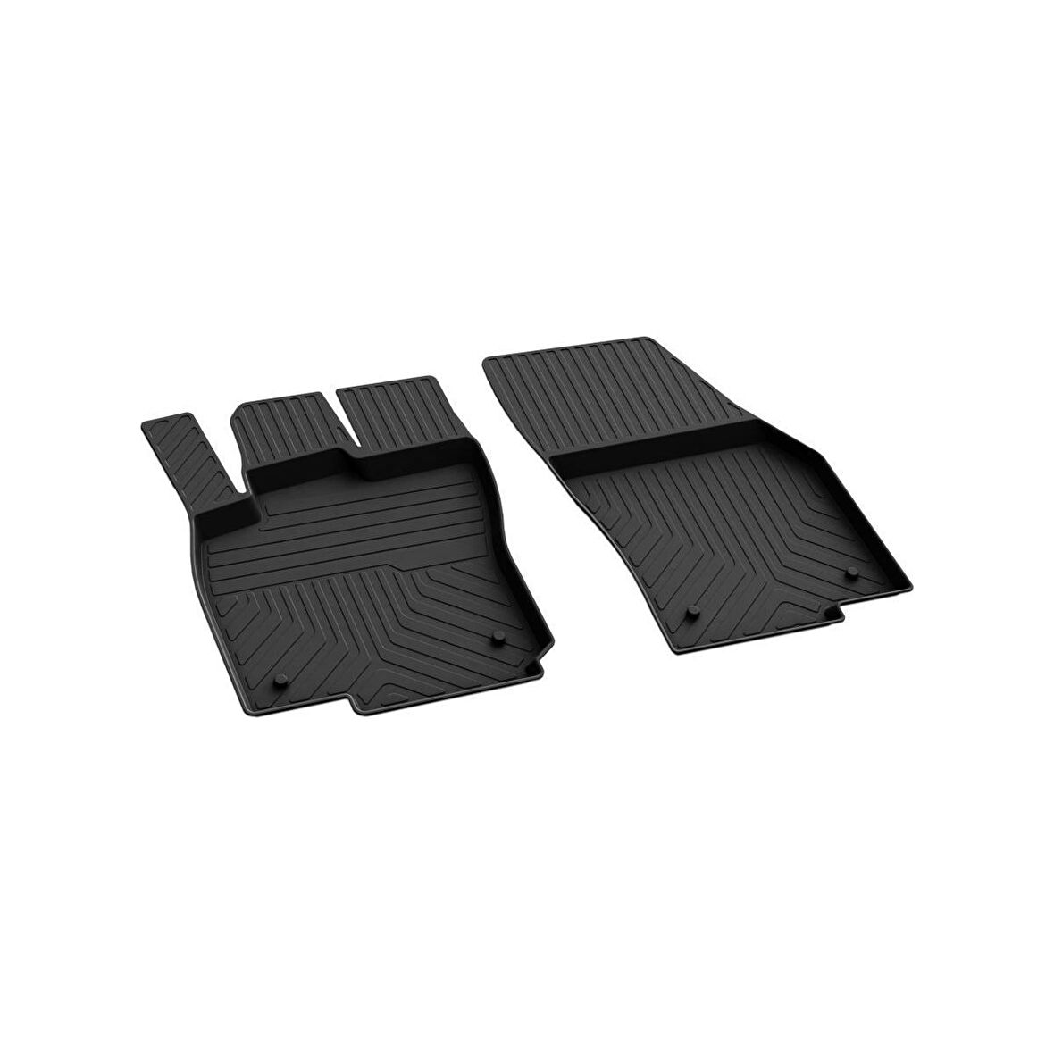 Volkswagen Caddy 5 Ön 2 Parça 2020 ve Üstü 4d Havuzlu Kauçuk Paspas Bmy