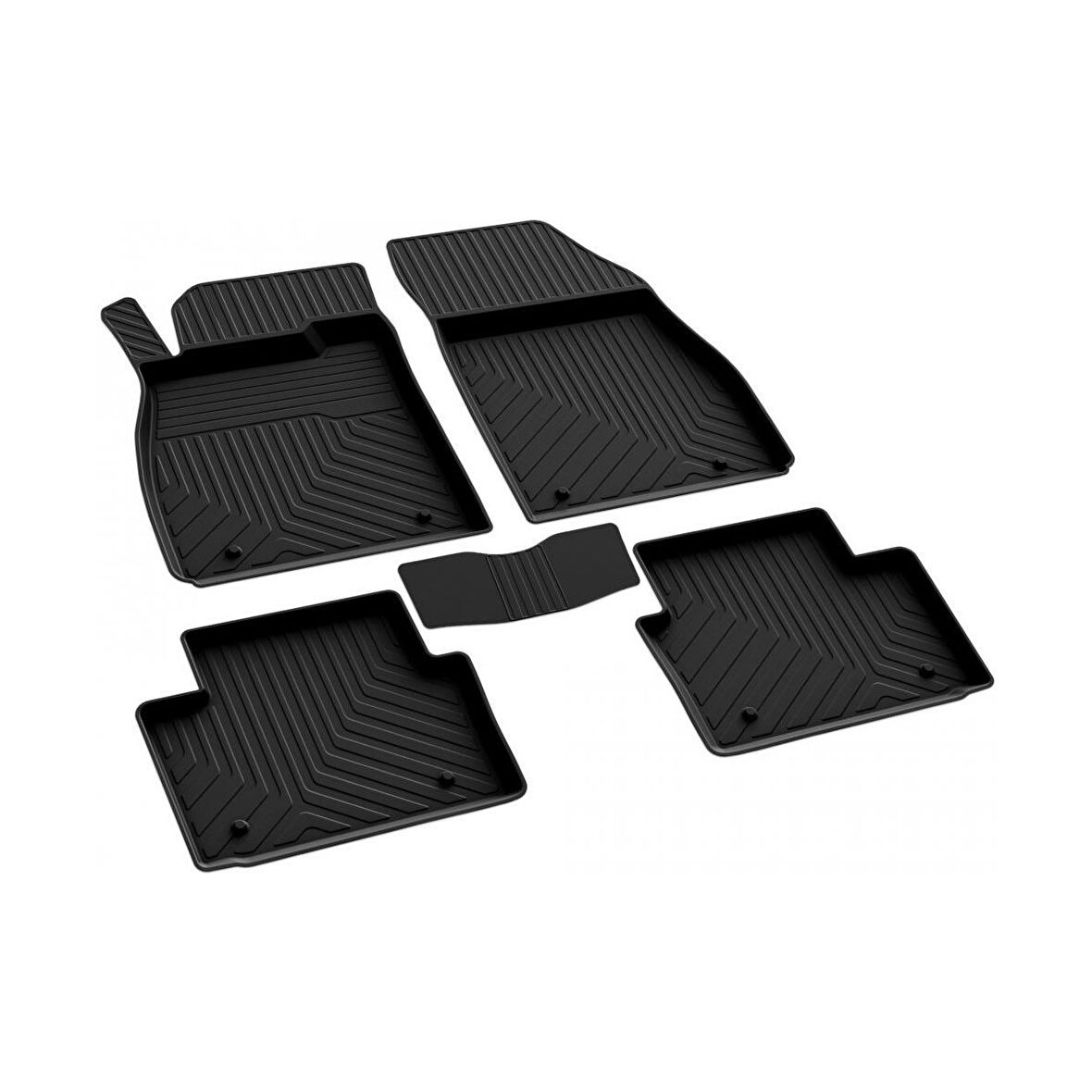 Opel Vectra C 2004-2008 4d Havuzlu Kauçuk Paspas Bmy