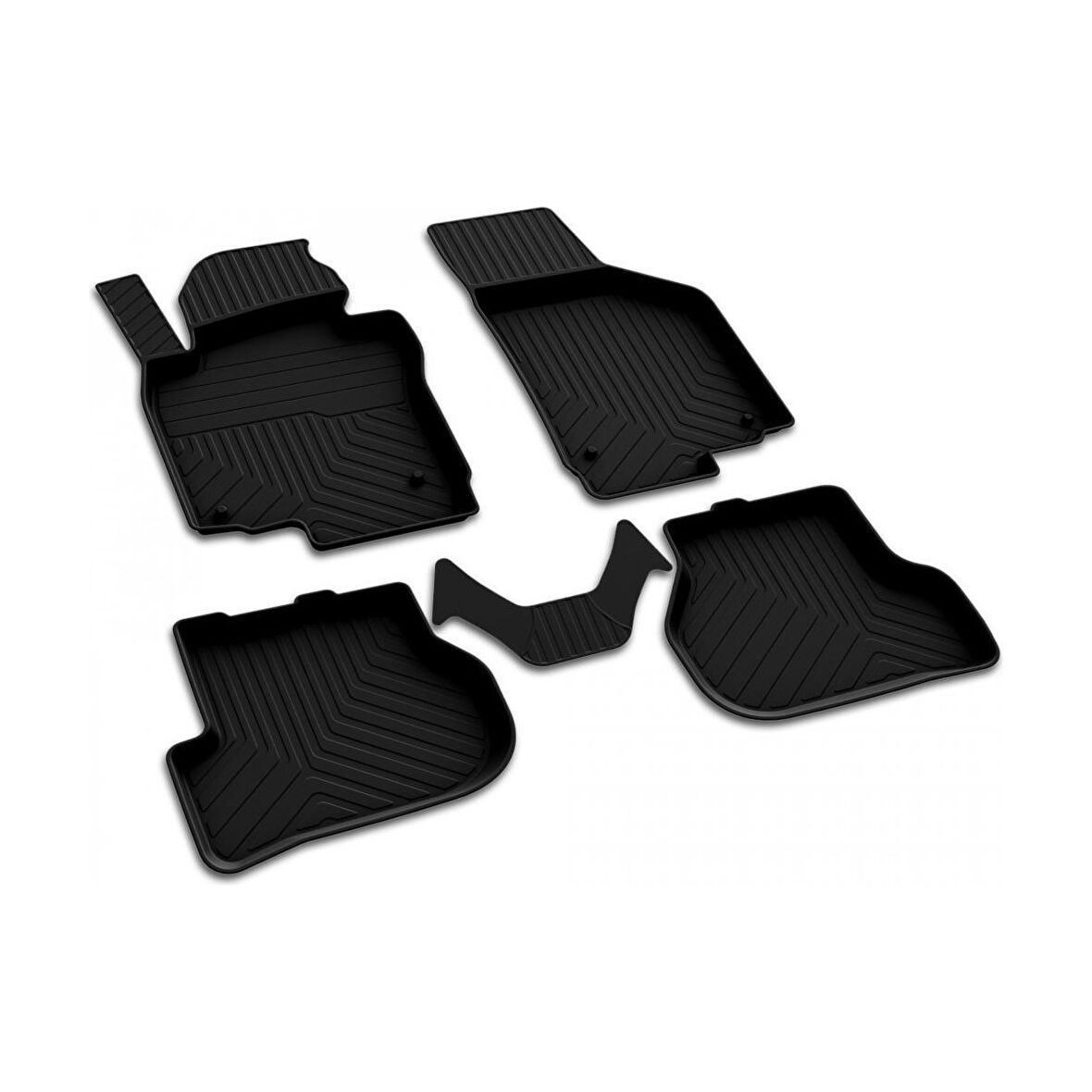 Seat Leon 2 2006-2012 4d Havuzlu Kauçuk Paspas Bmy