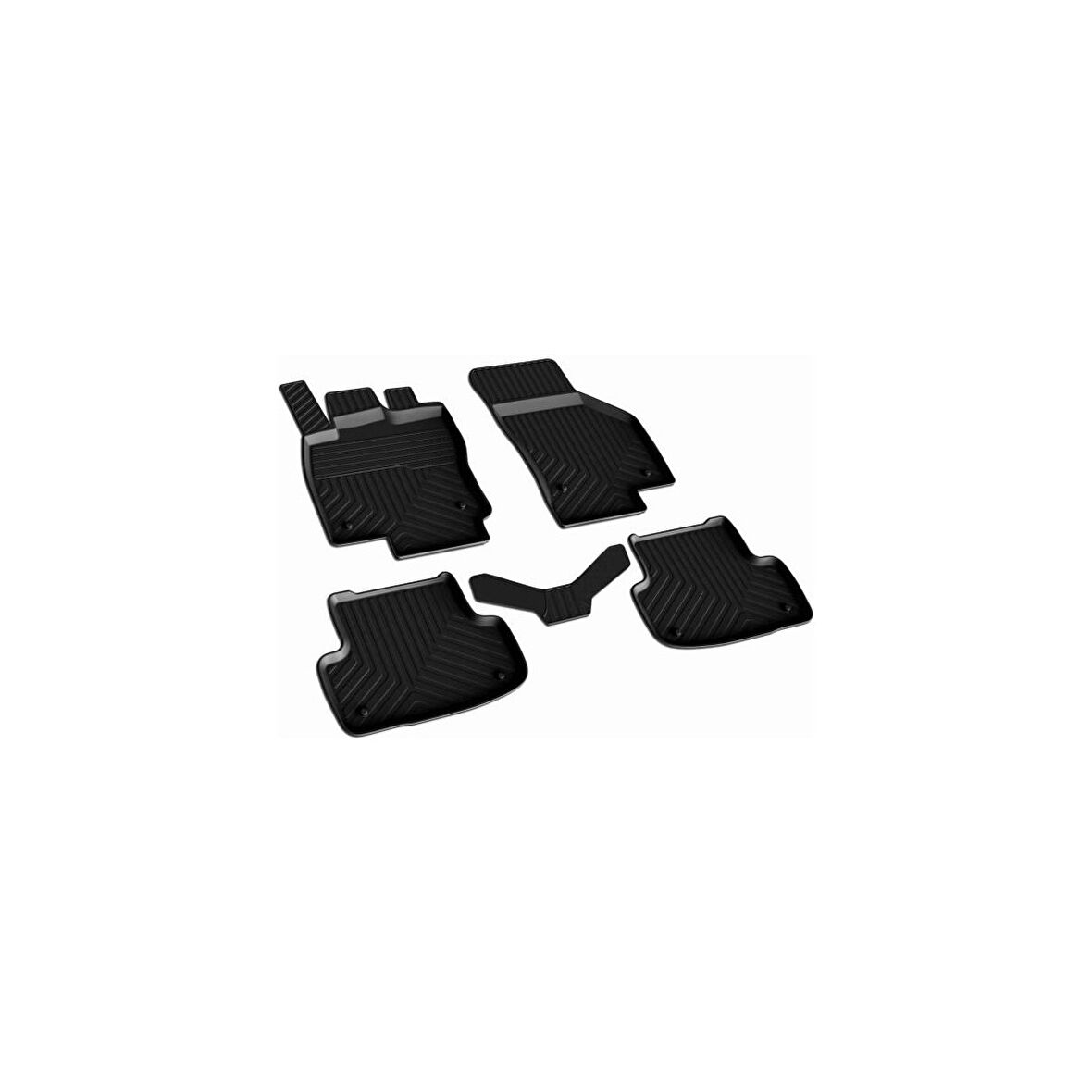 Skoda Octavia 3 2013-2019 4d Havuzlu Kauçuk Paspas Bmy