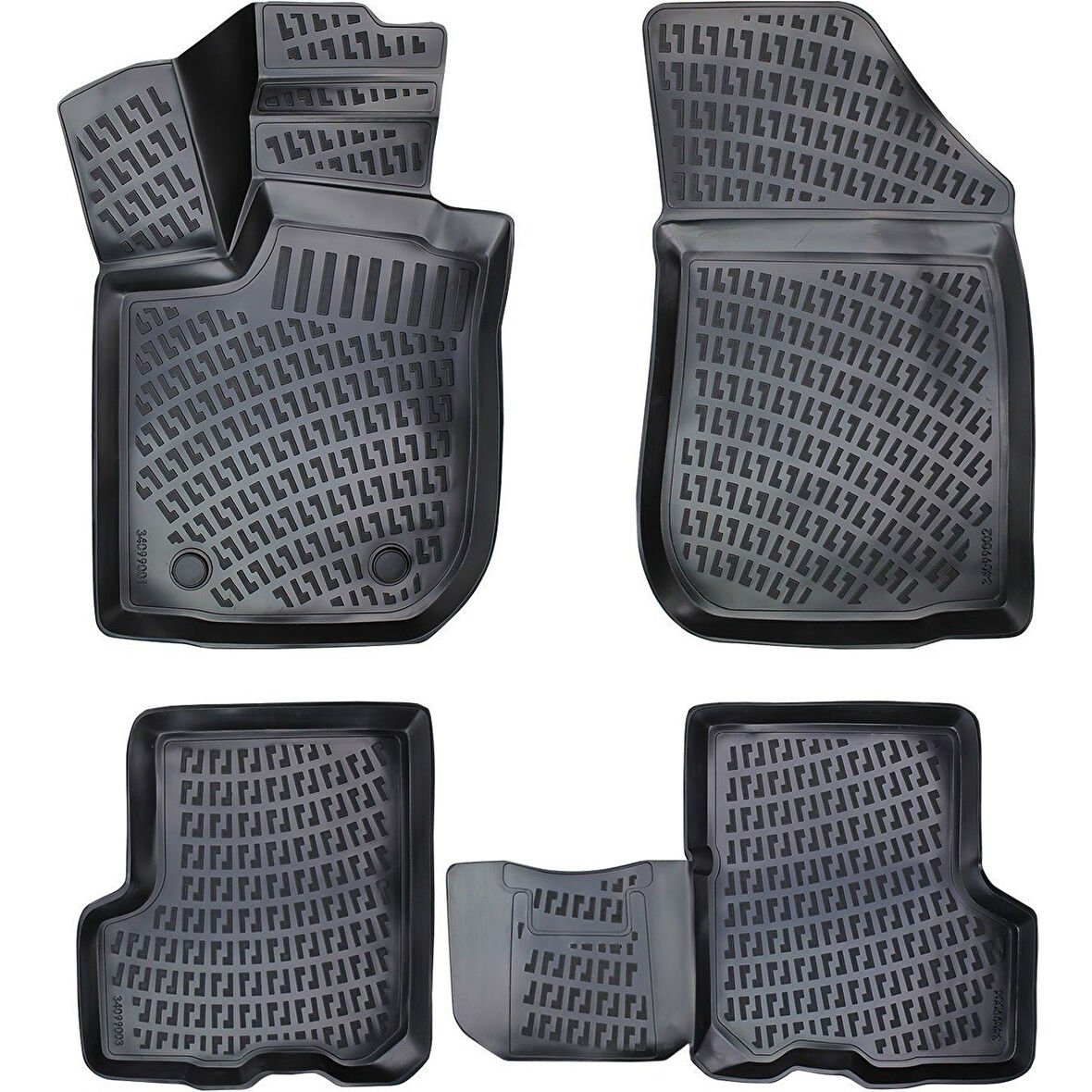 Dacia Logan 2004-2012 | Mcv 3D Araca Özel Havuzlu Paspas Bmy