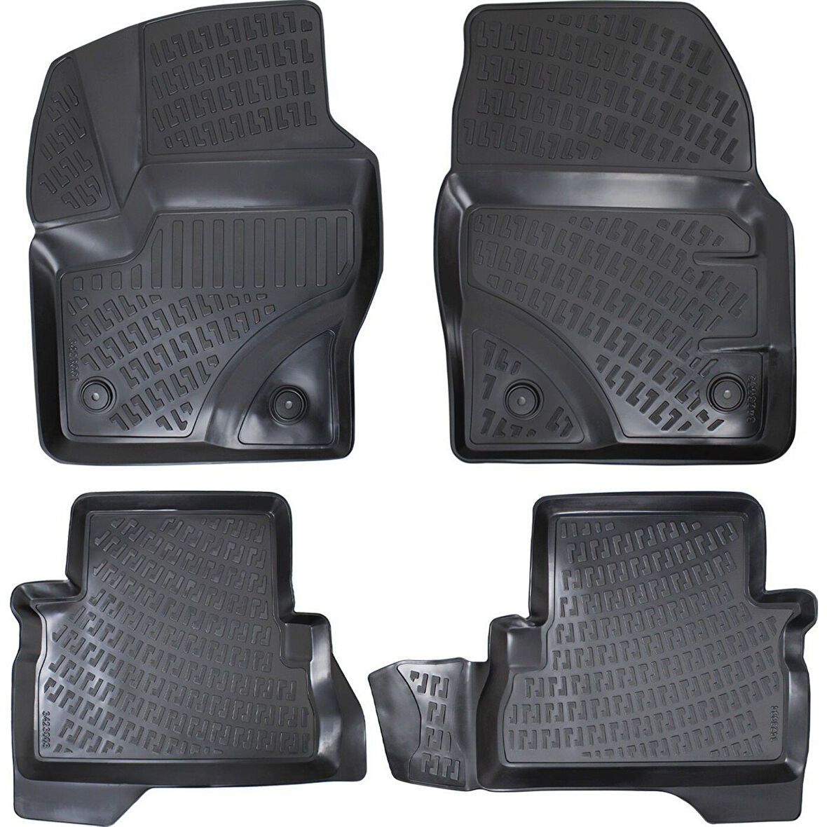 Ford Kuga 2012-2019 3D Araca Özel Havuzlu Paspas