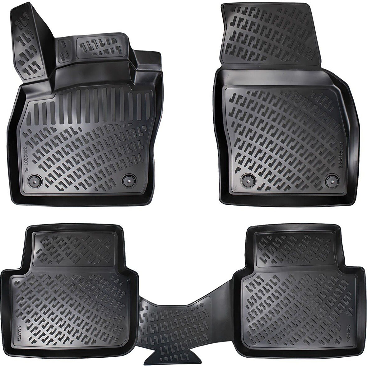 Skoda Scala 2019 Sonrası 3D Araca Özel Havuzlu Paspas Bmy