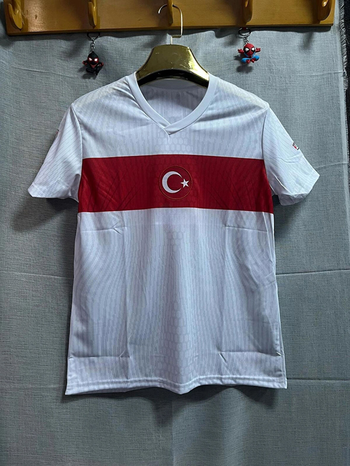 Bite Nose Türkiye Beyaz Milli Takım Yetişkin T-Shirt Halısaha Forması