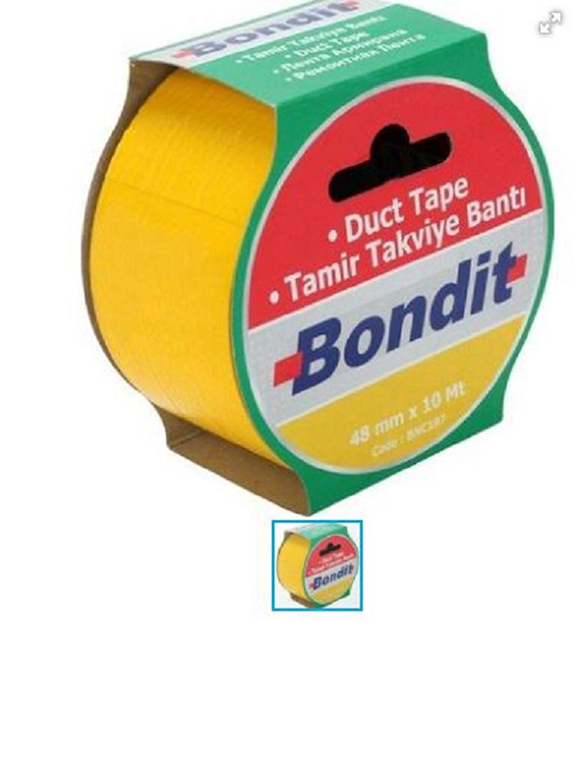 TAMİR TAKVİYE BANDI SARI 48MM 10MT BONDİT